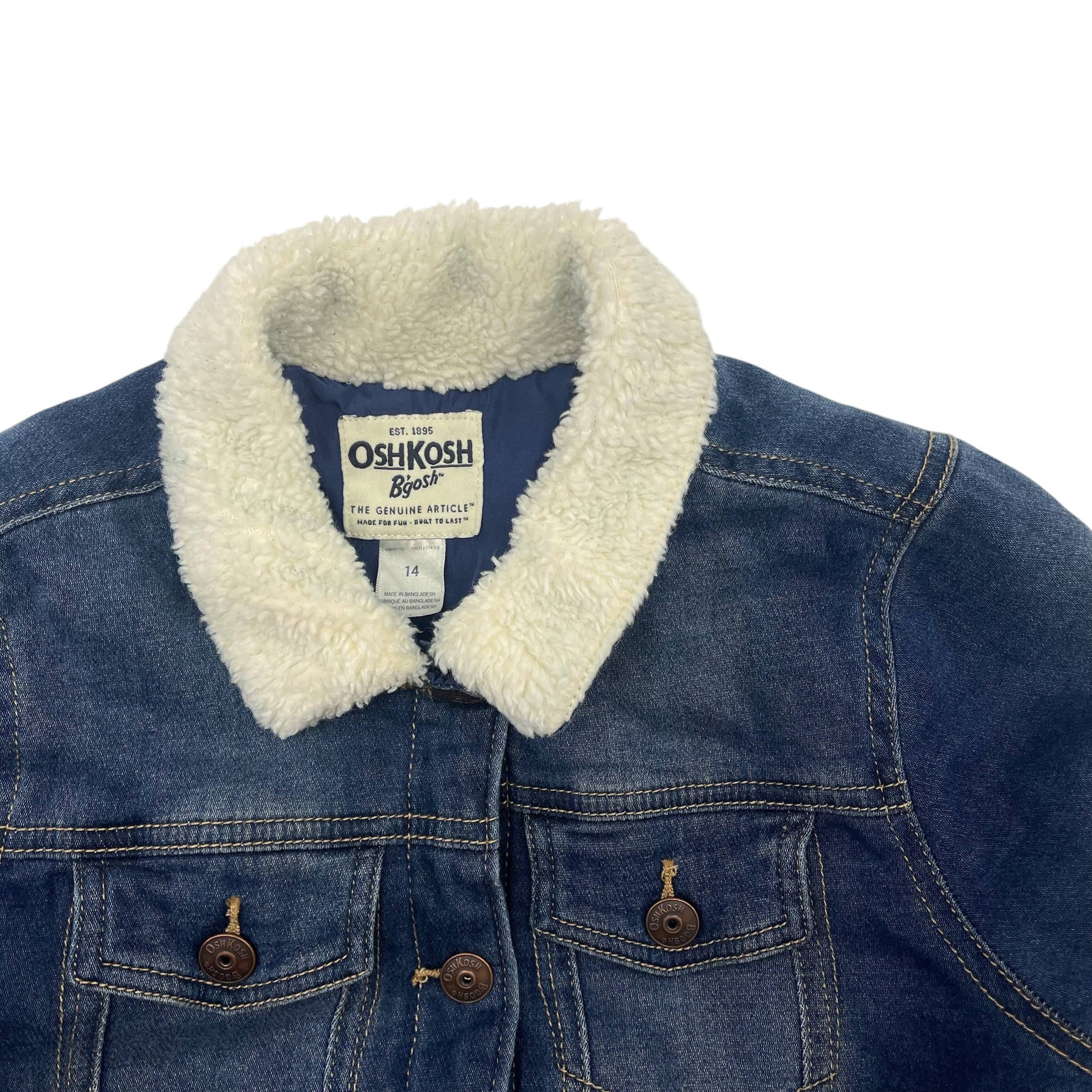 Oshkosh Denim Look Jacket (12-14)