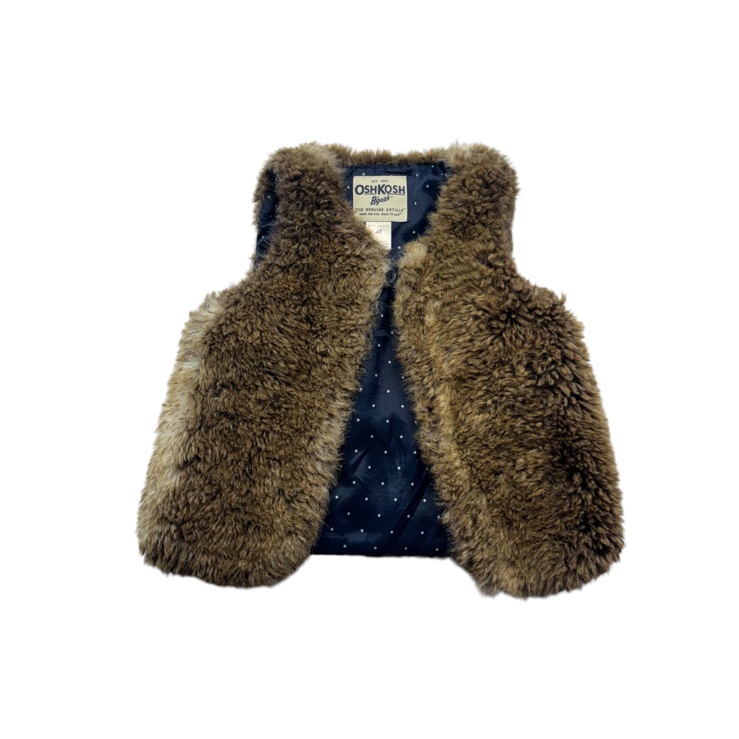 OshKosh Fur Vest (4T)