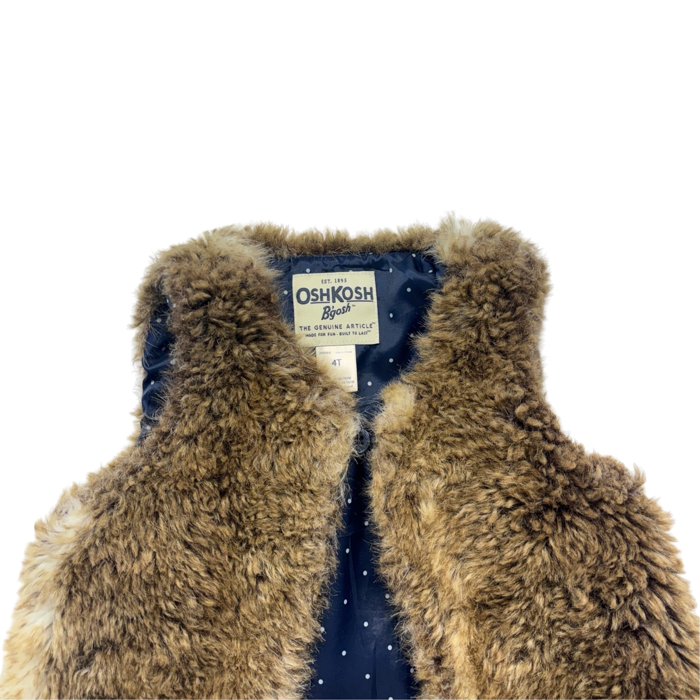 OshKosh Fur Vest (4T)