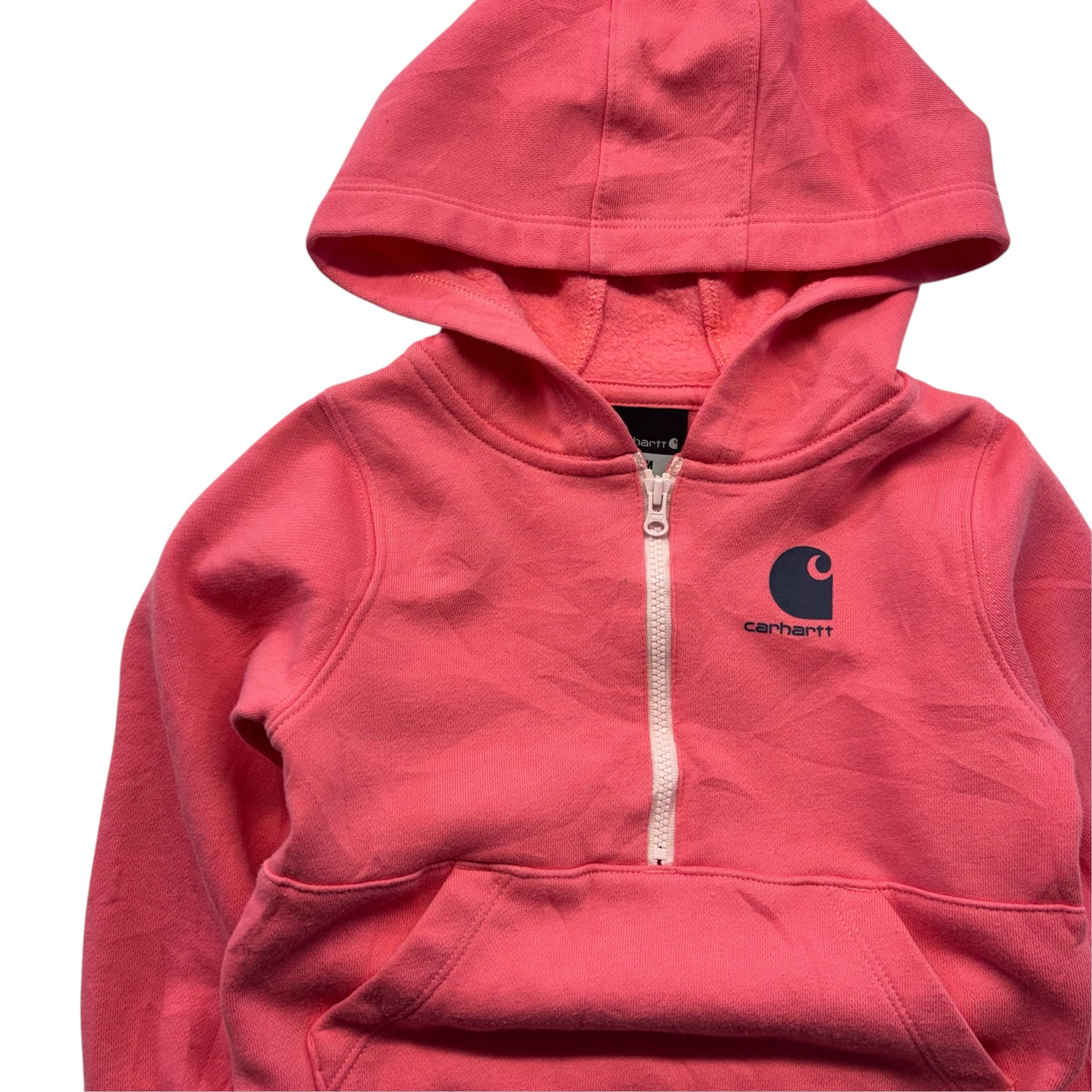 Carhartt Quarter Zip Pink Hoodie (24m)