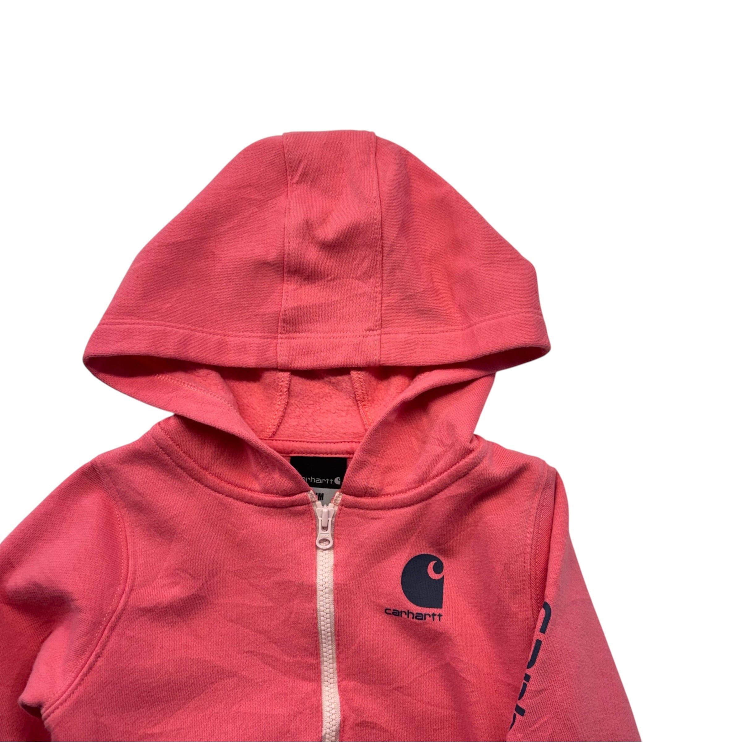 Carhartt Quarter Zip Pink Hoodie (24m)