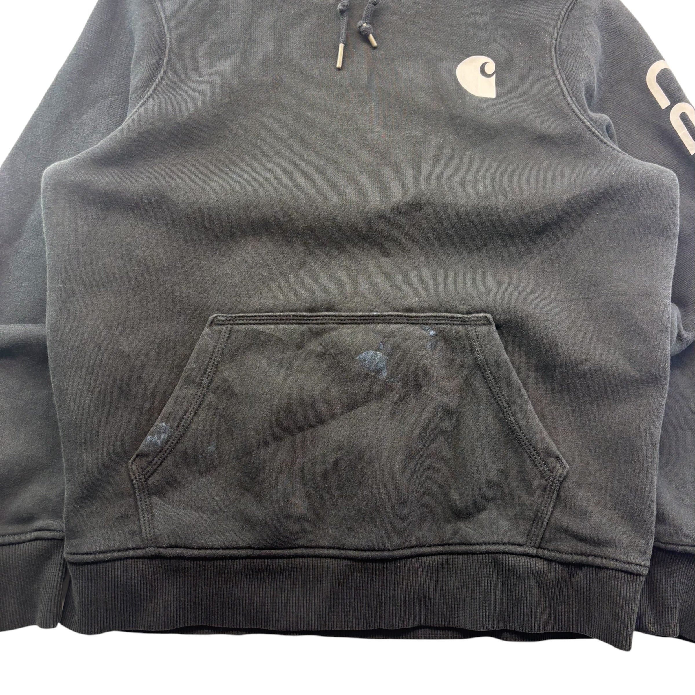 Carhartt Black Logo Hoodie (12)