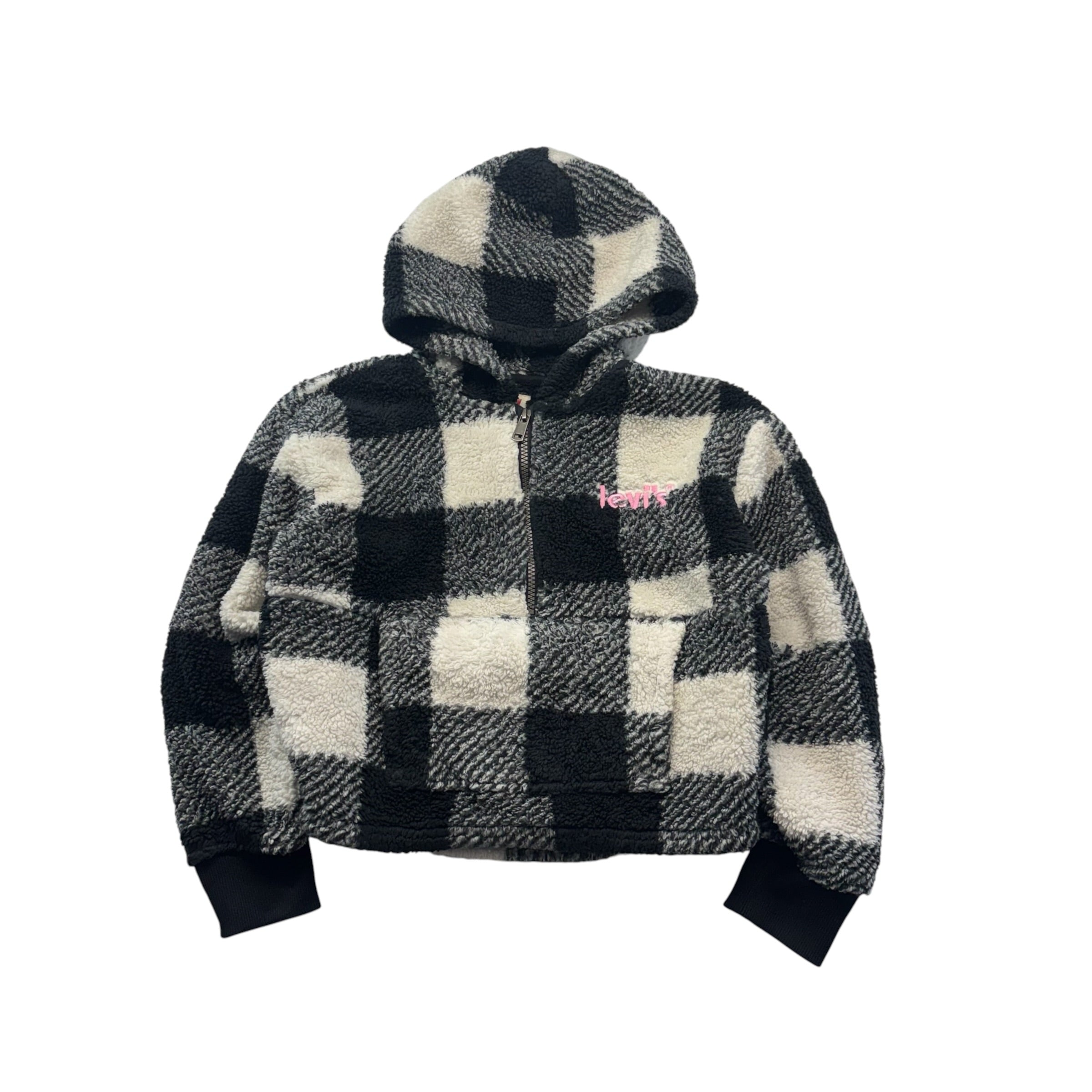 Levis Check Cropped Sherpa (10-12)