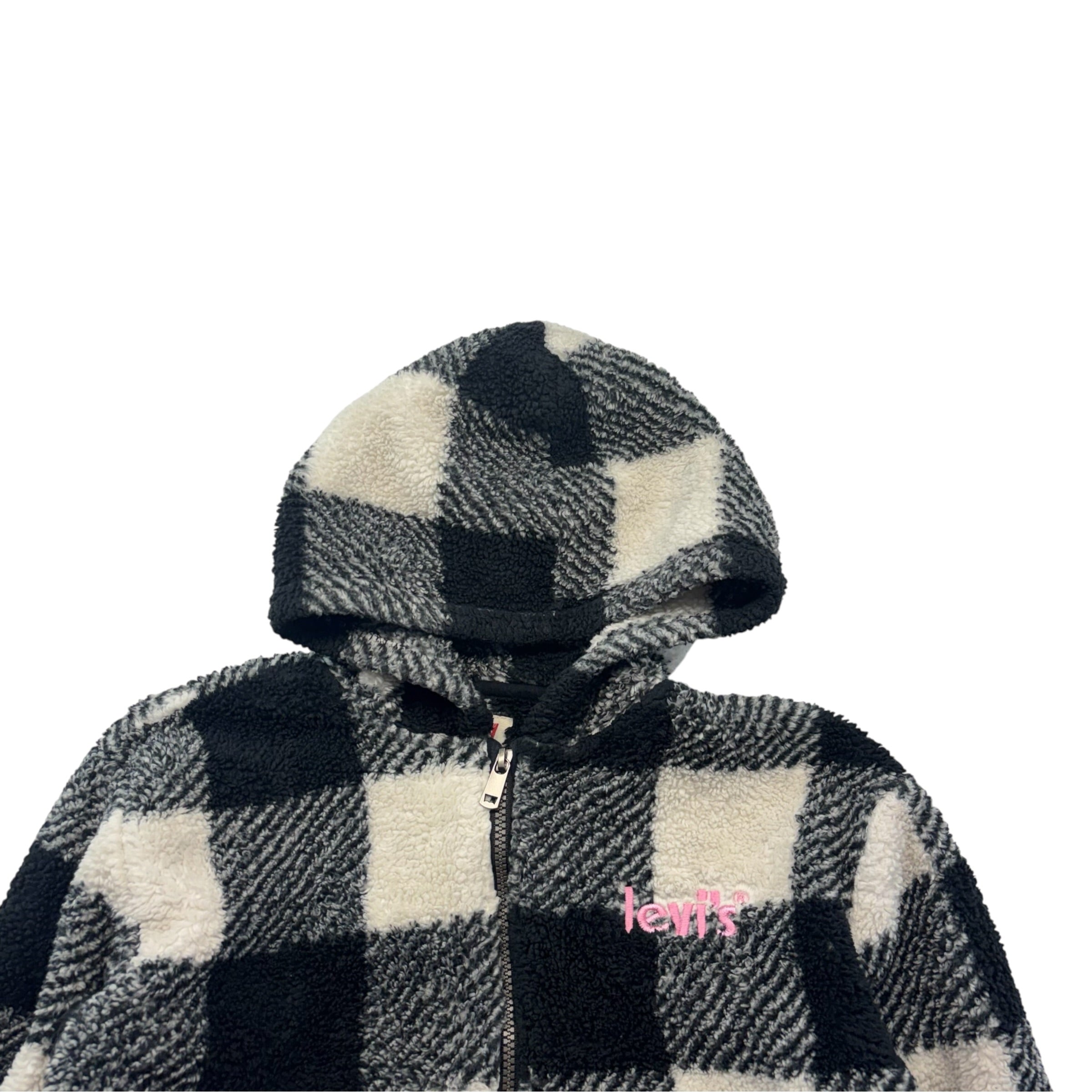 Levis Check Cropped Sherpa (10-12)