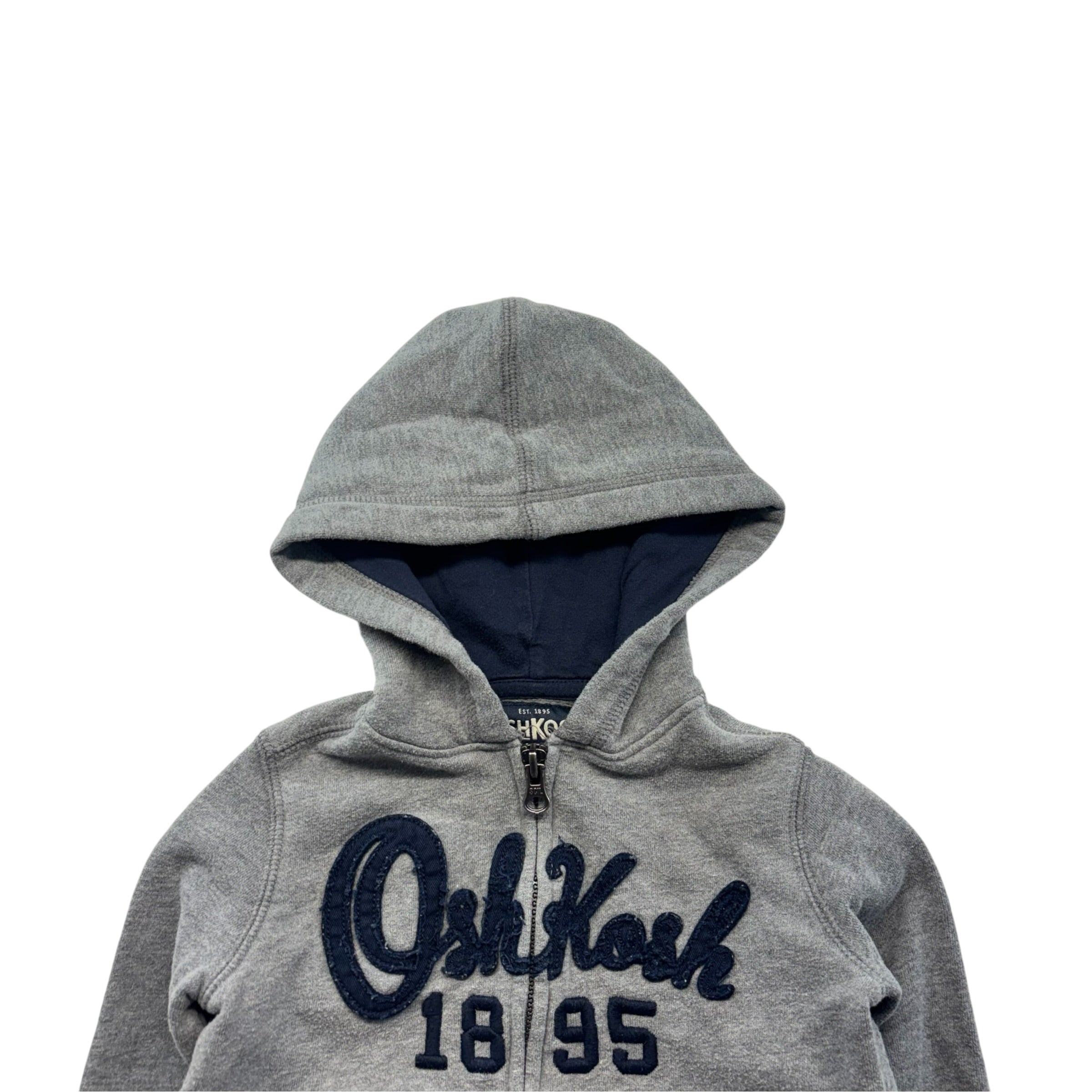 OshKosh Grey & Navy Hoodie (3T)