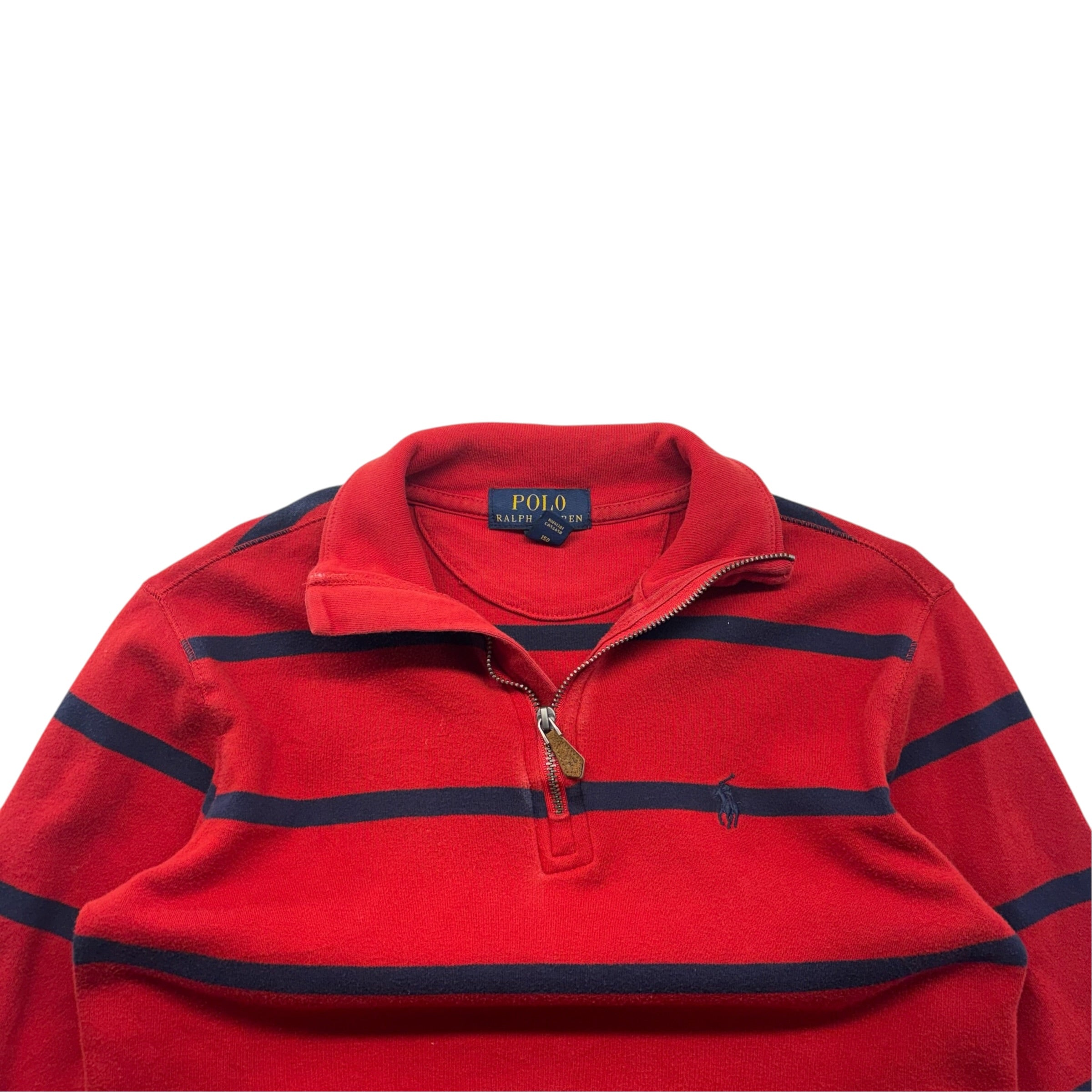 Ralph Lauren Quarter Zip Sweatshirt (8-10)