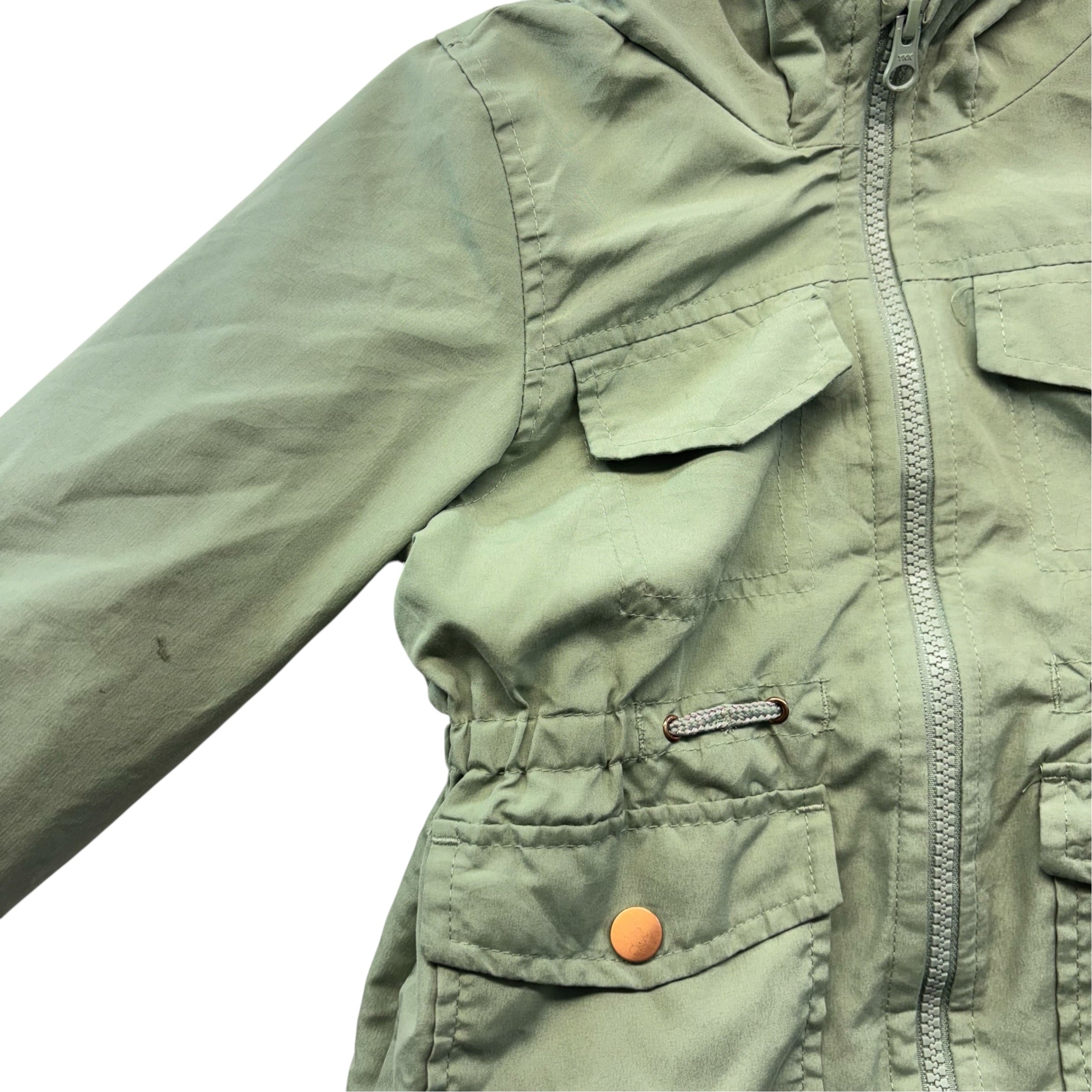 OshKosh Green Fleece Lined Jacket (4T)