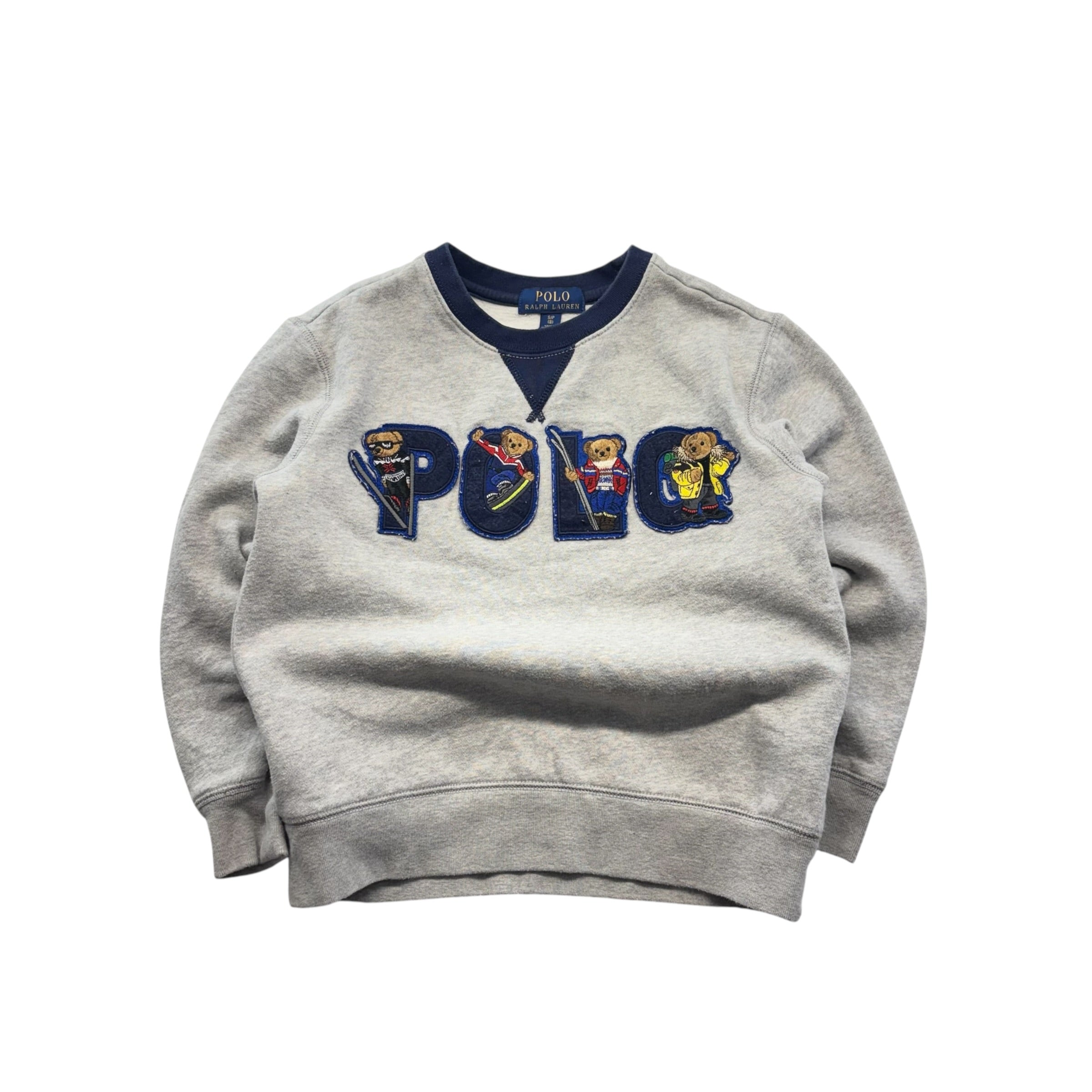 Grey & Navy Ralph Lauren Sweatshirt (8)