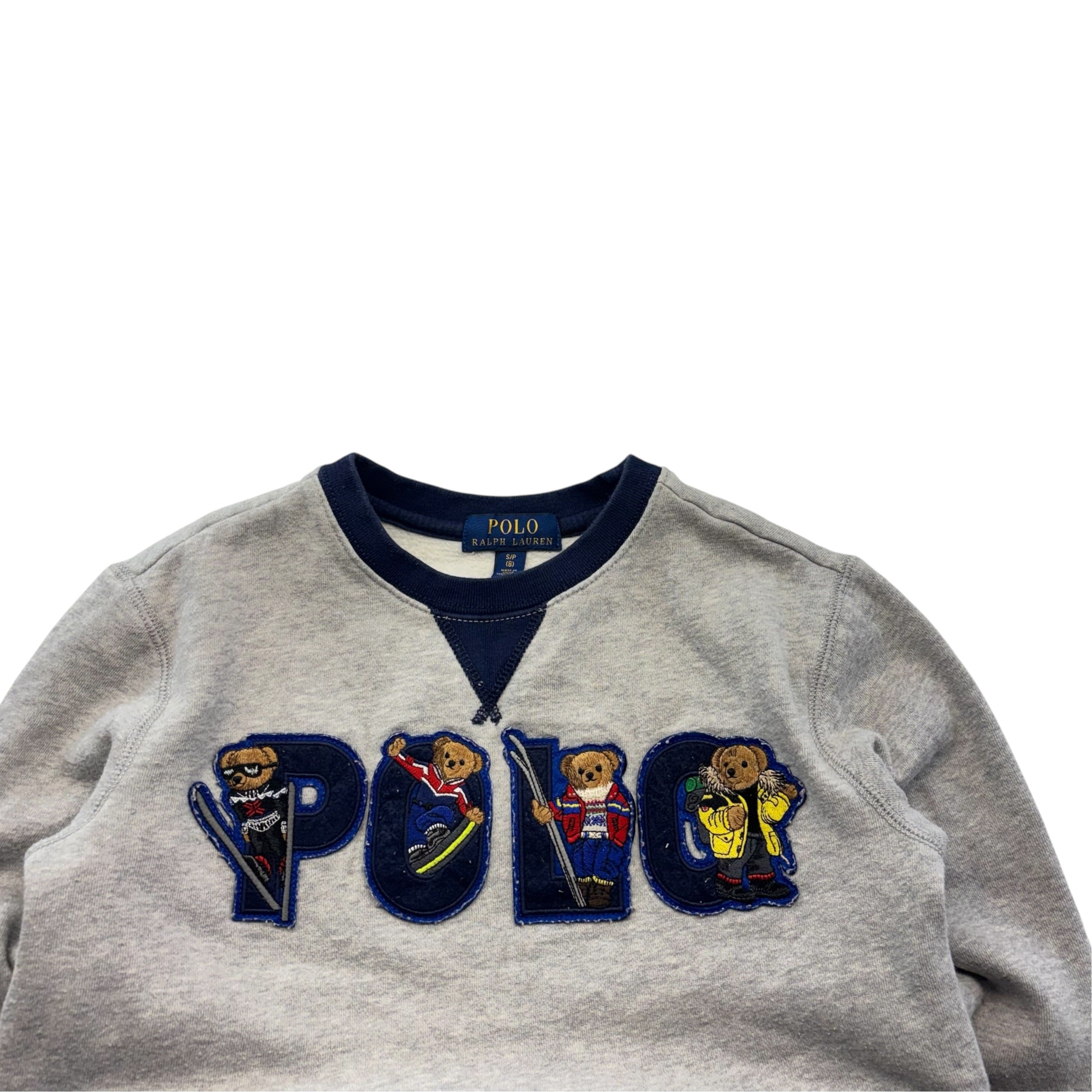 Grey & Navy Ralph Lauren Sweatshirt (8)