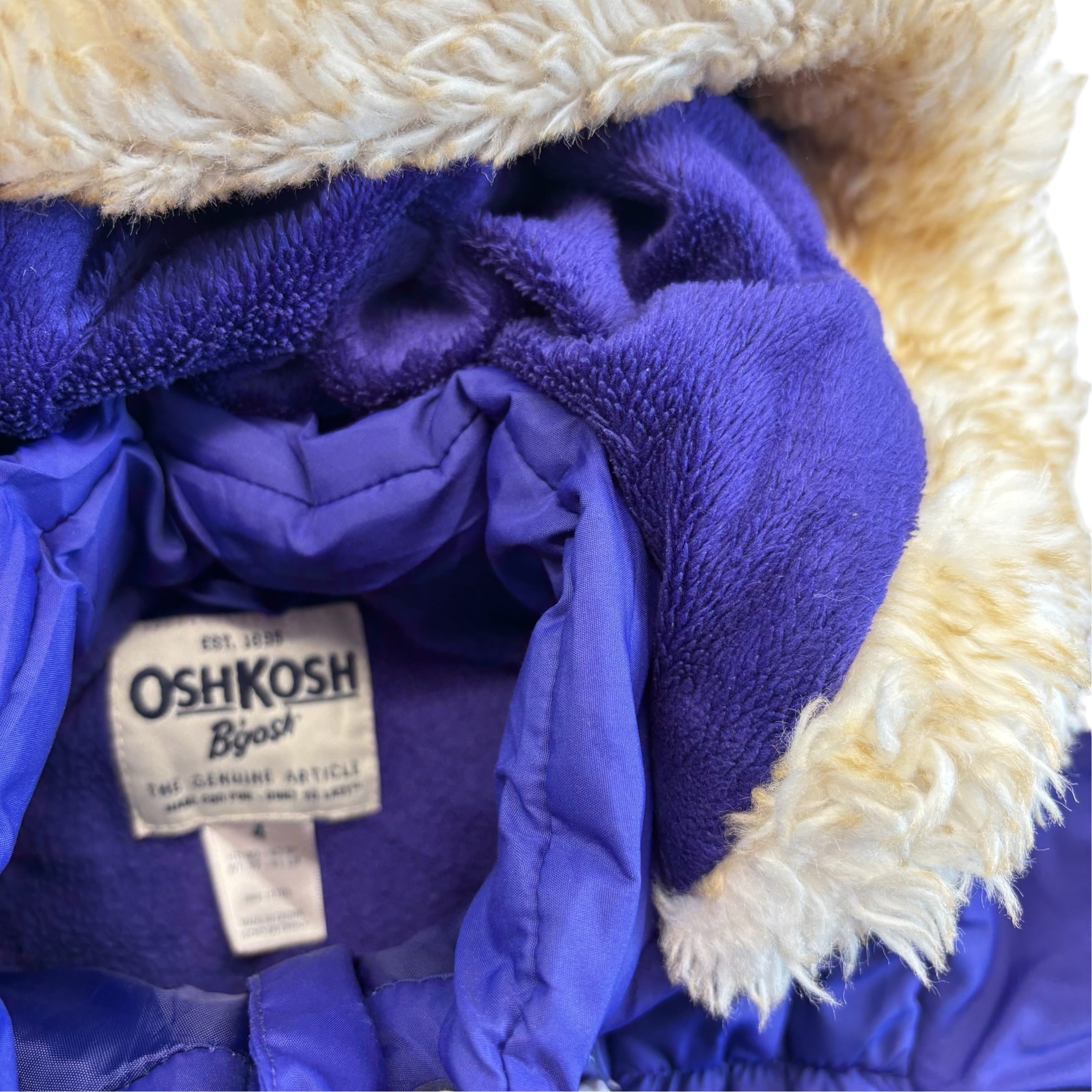 Purple OshKosh Puffer jacket (4T)