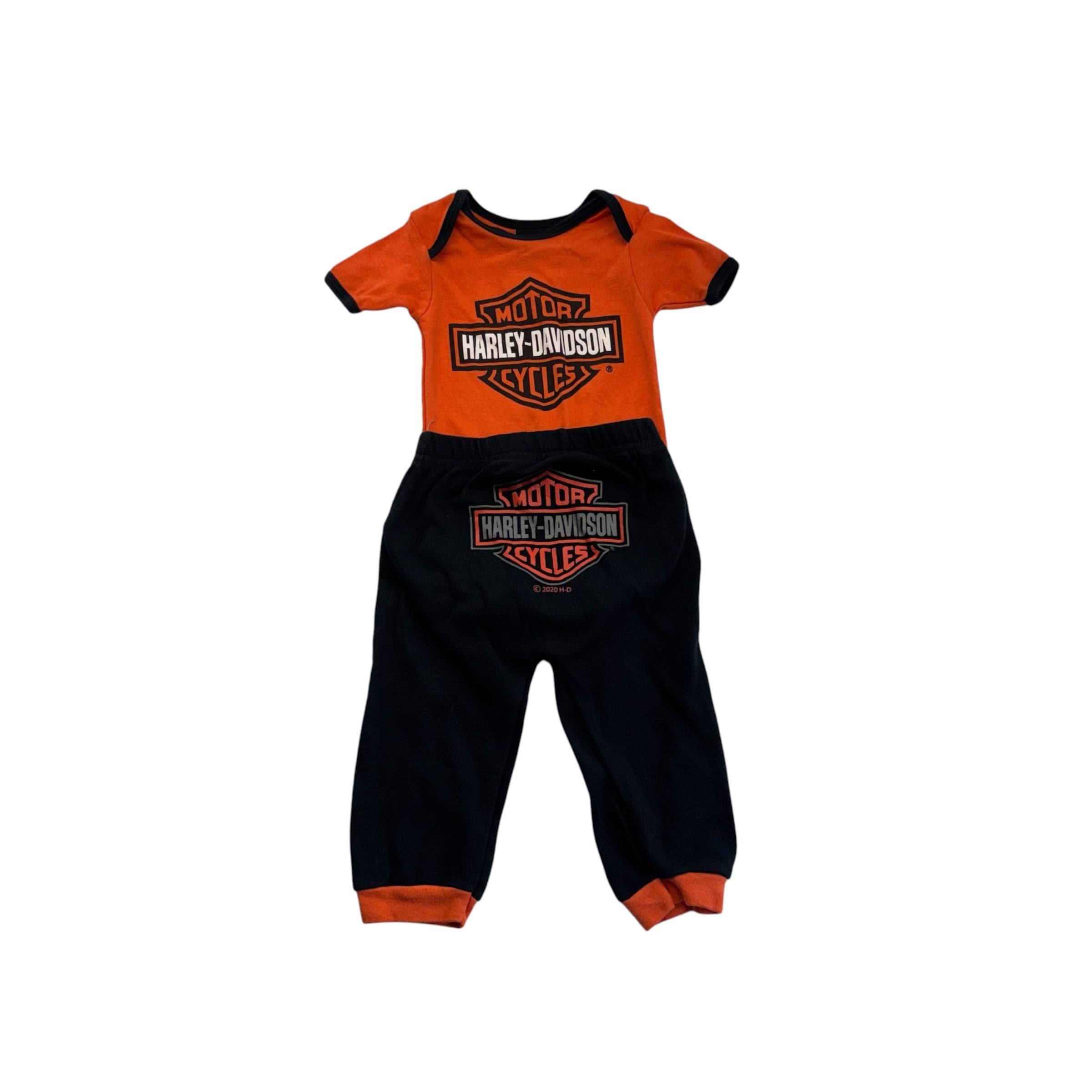 Harley Davidson Bodysuit Set (6-12m)