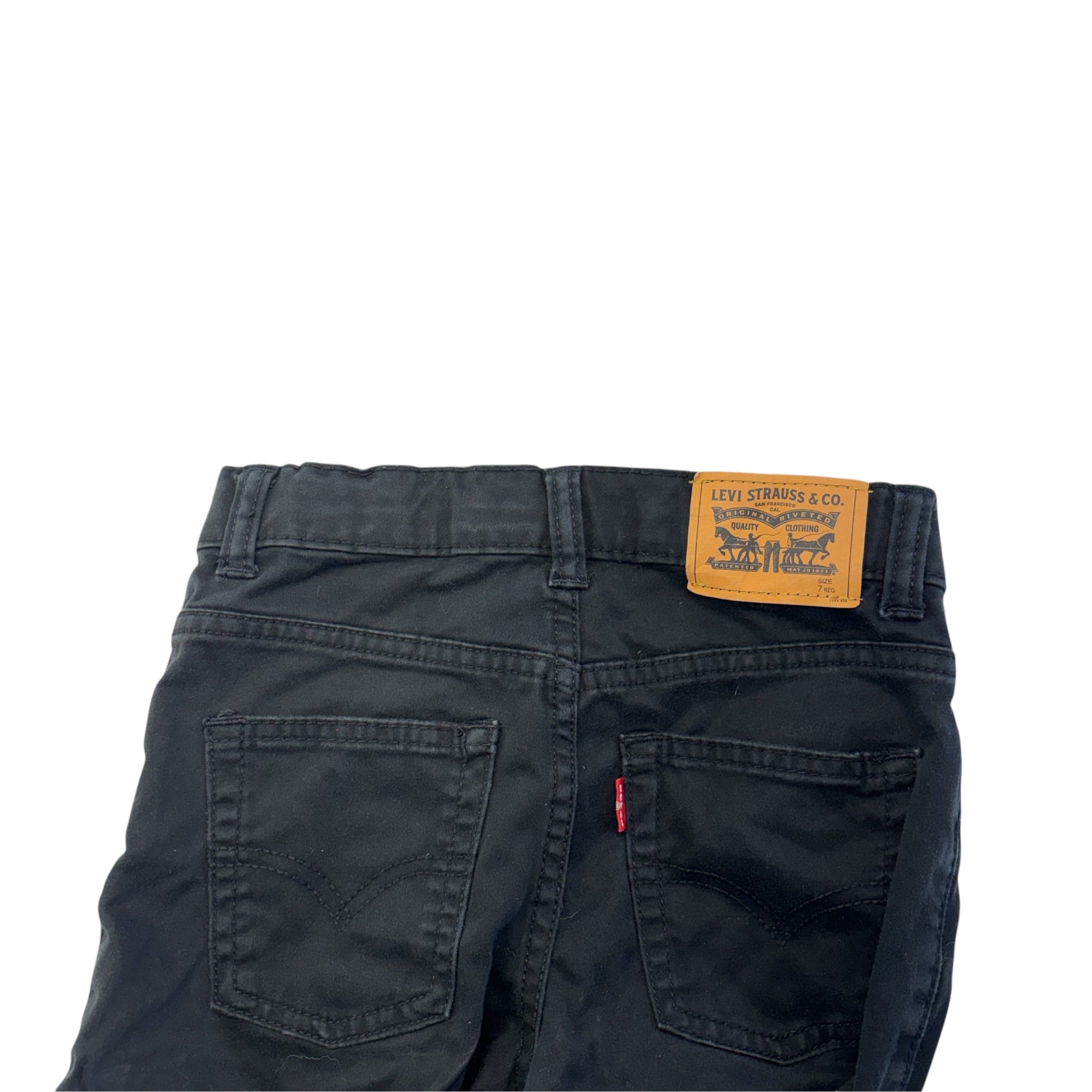 Levis Black Jeans (6-7)