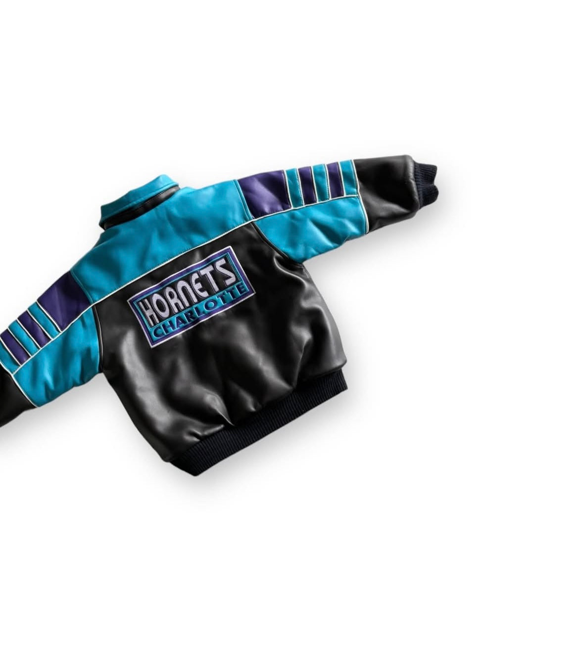 Charlotte Hornets Leather Jacket