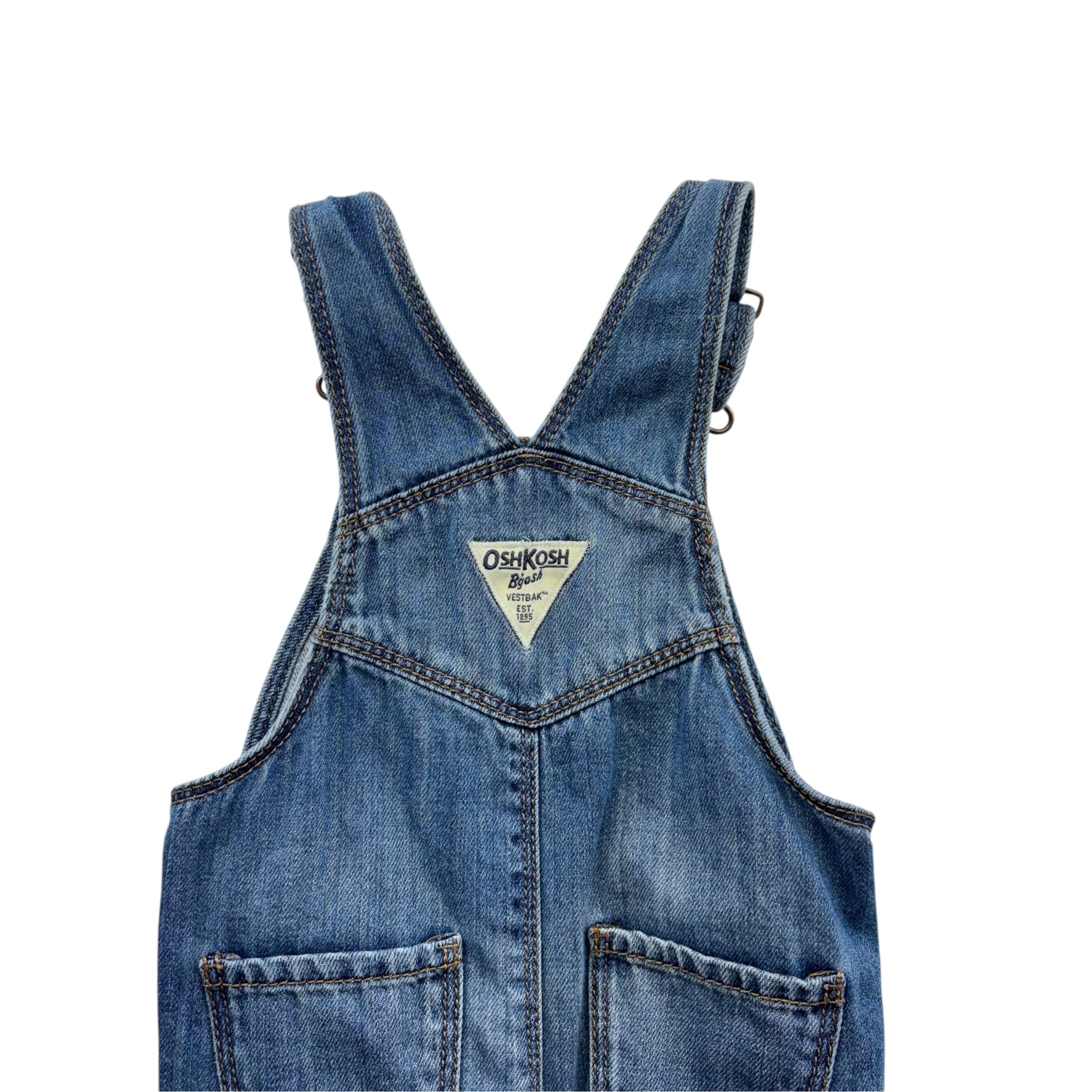 OshKosh Denim Overalls (6-9m)