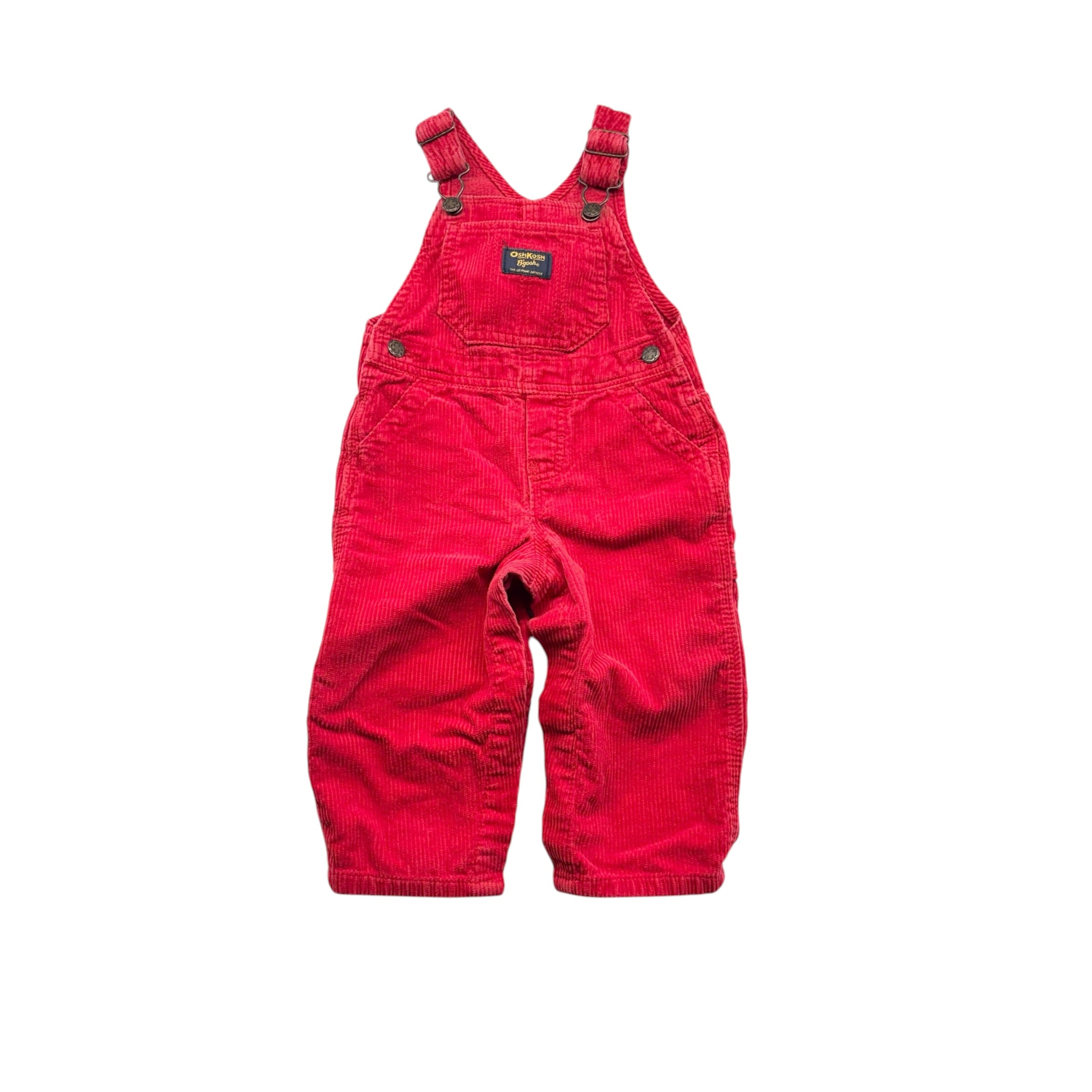 OshKosh Red Cord Overalls (18m)
