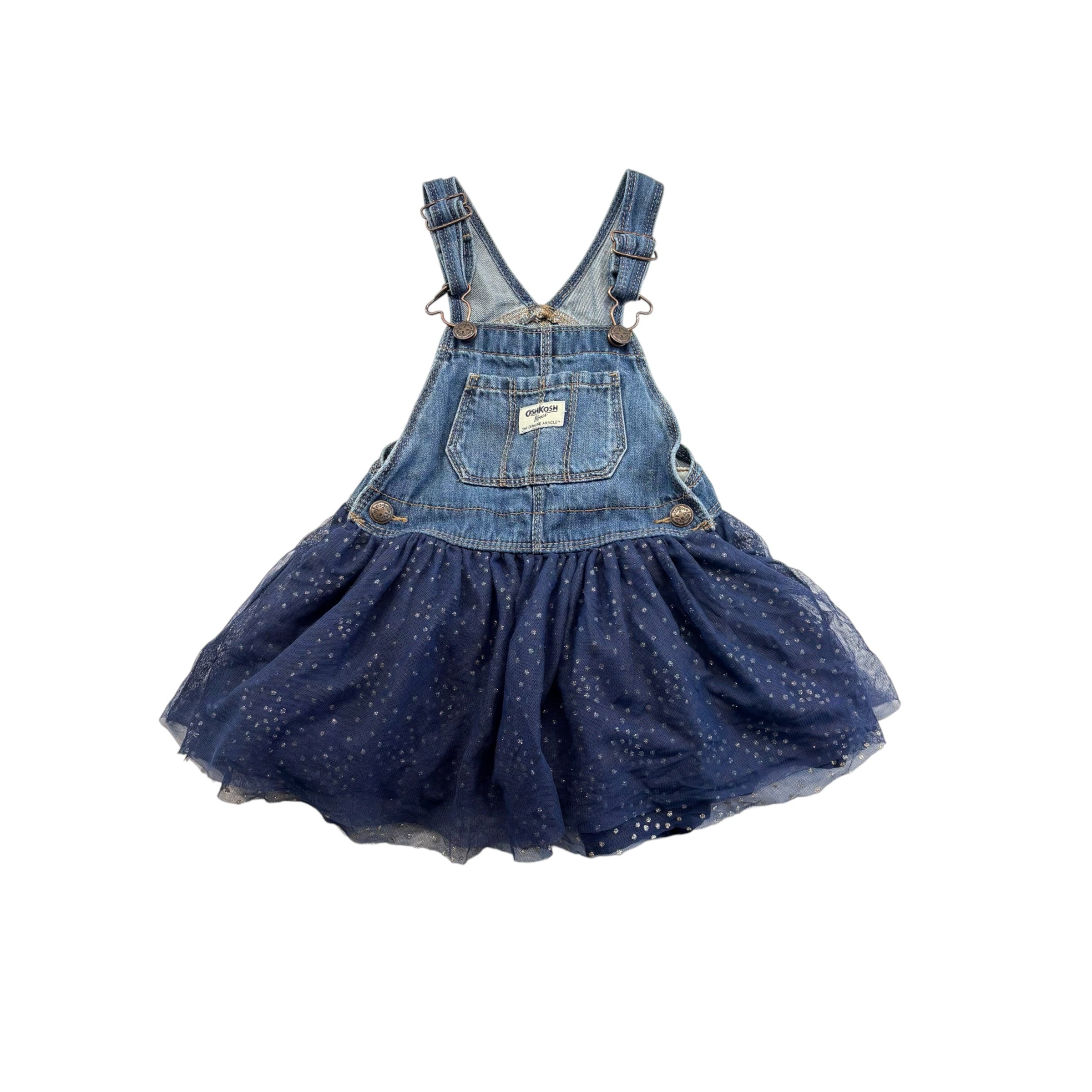 OshKosh Denim Frill Dress (3T)