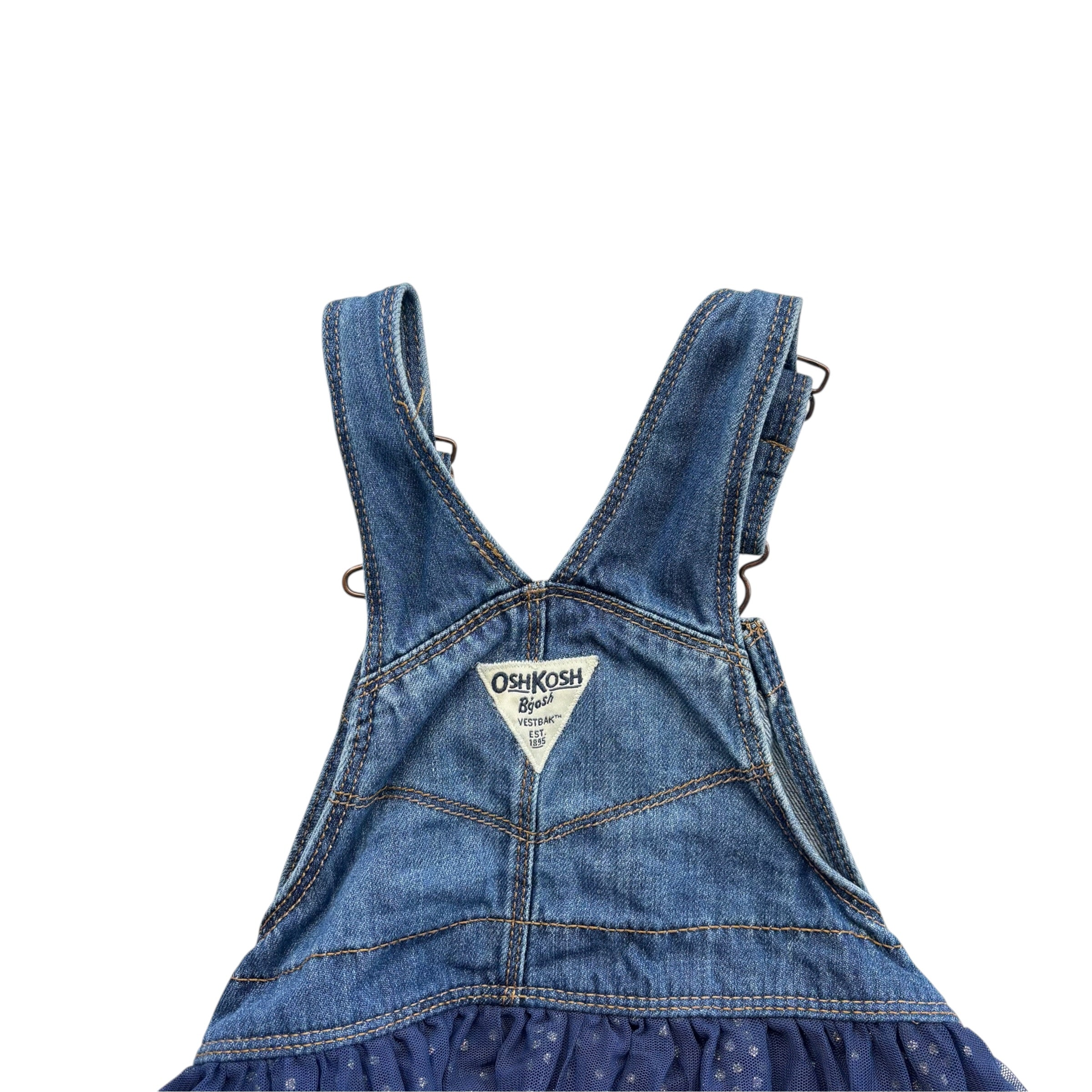 OshKosh Denim Frill Dress (3T)