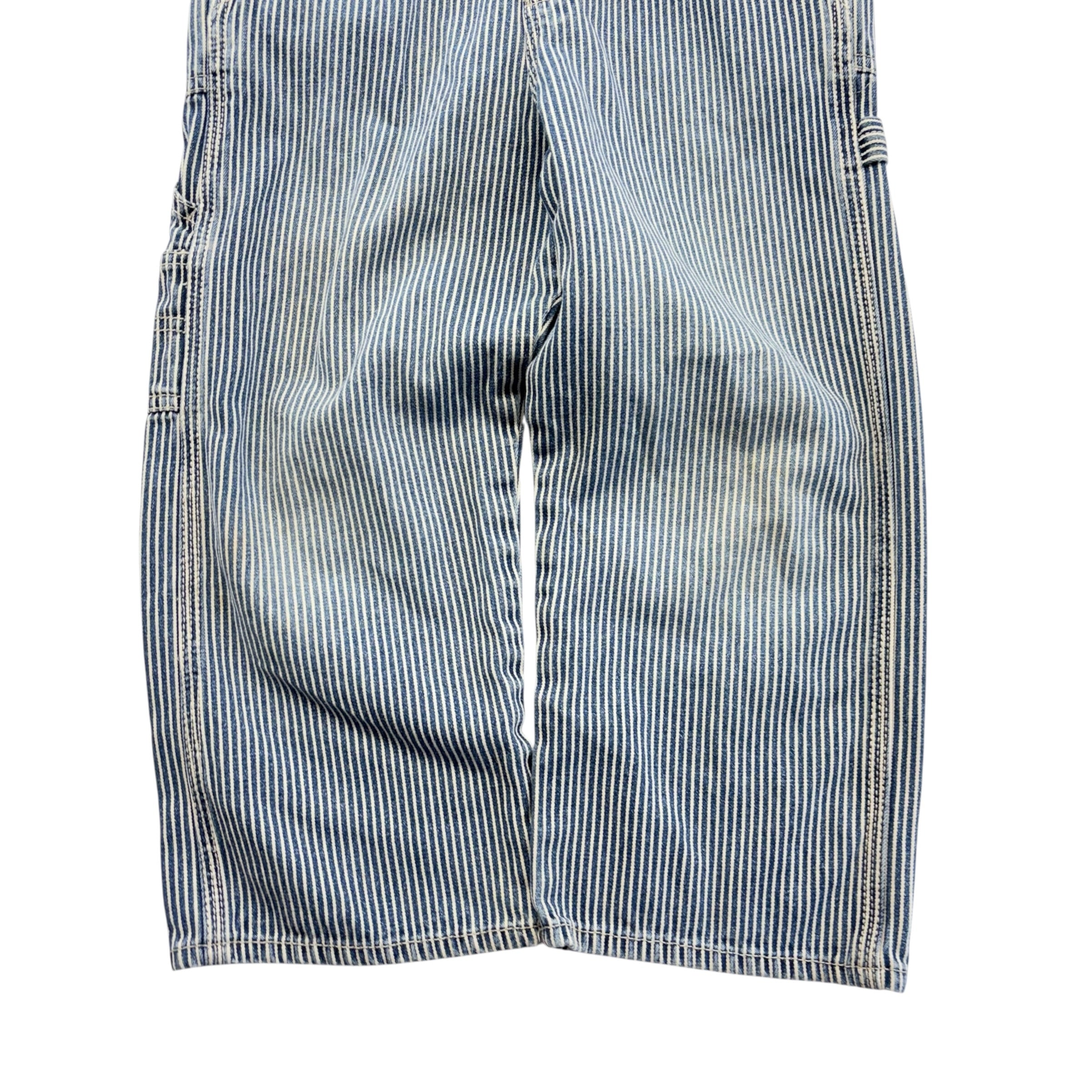 OshKosh Denim Pinstripe Overalls (6m)
