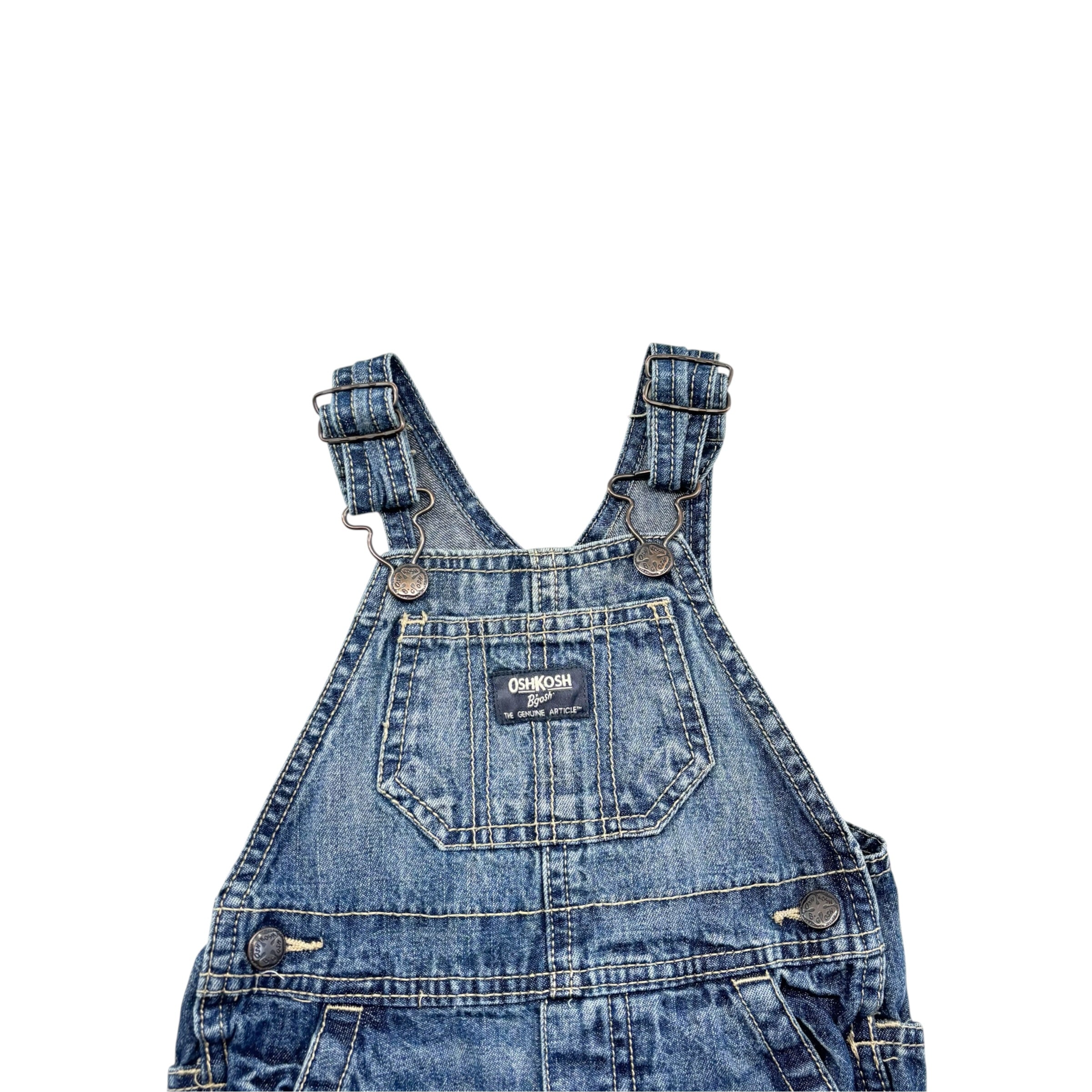 OshKosh Denim Overalls (12m)