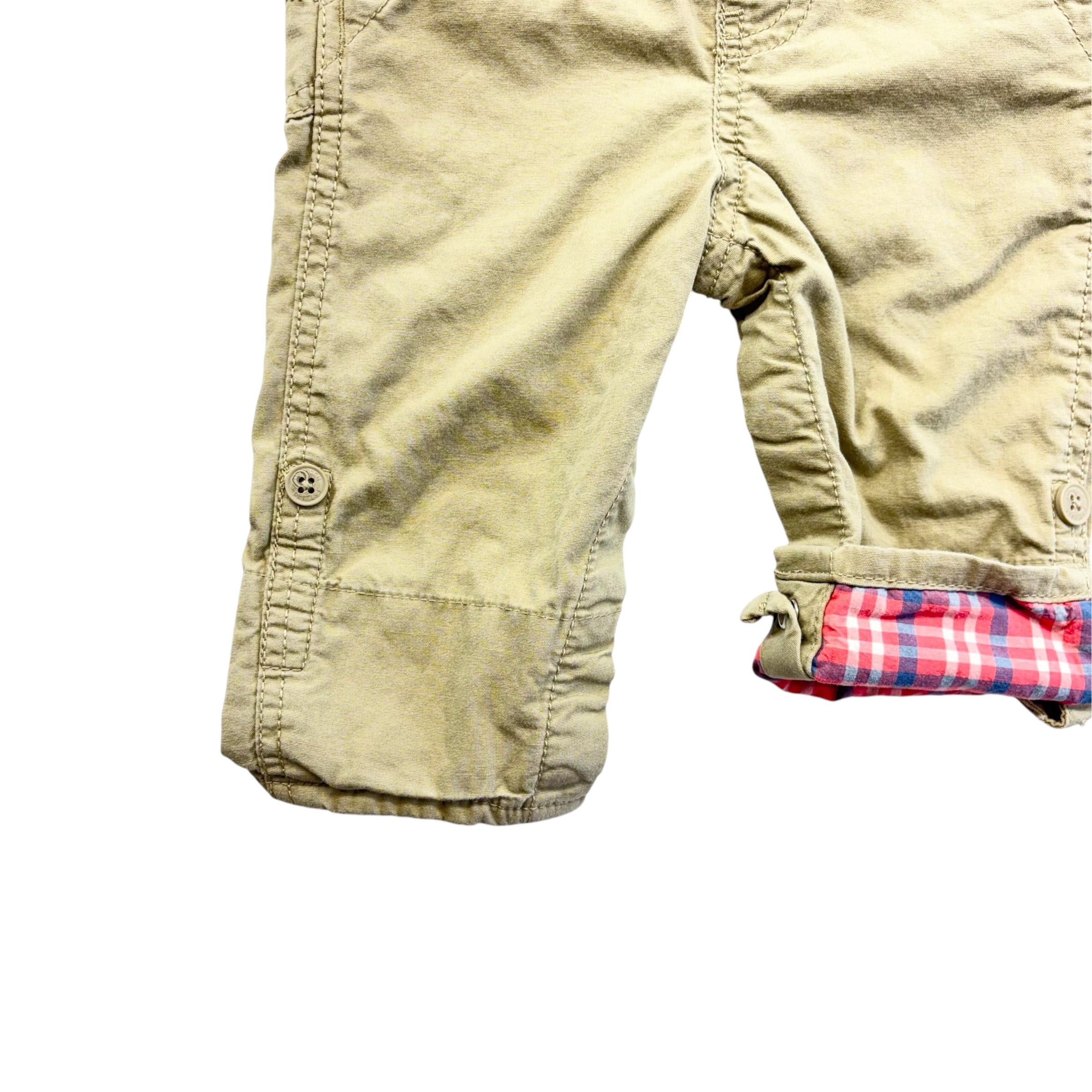 OshKosh Beige Overalls (9m)