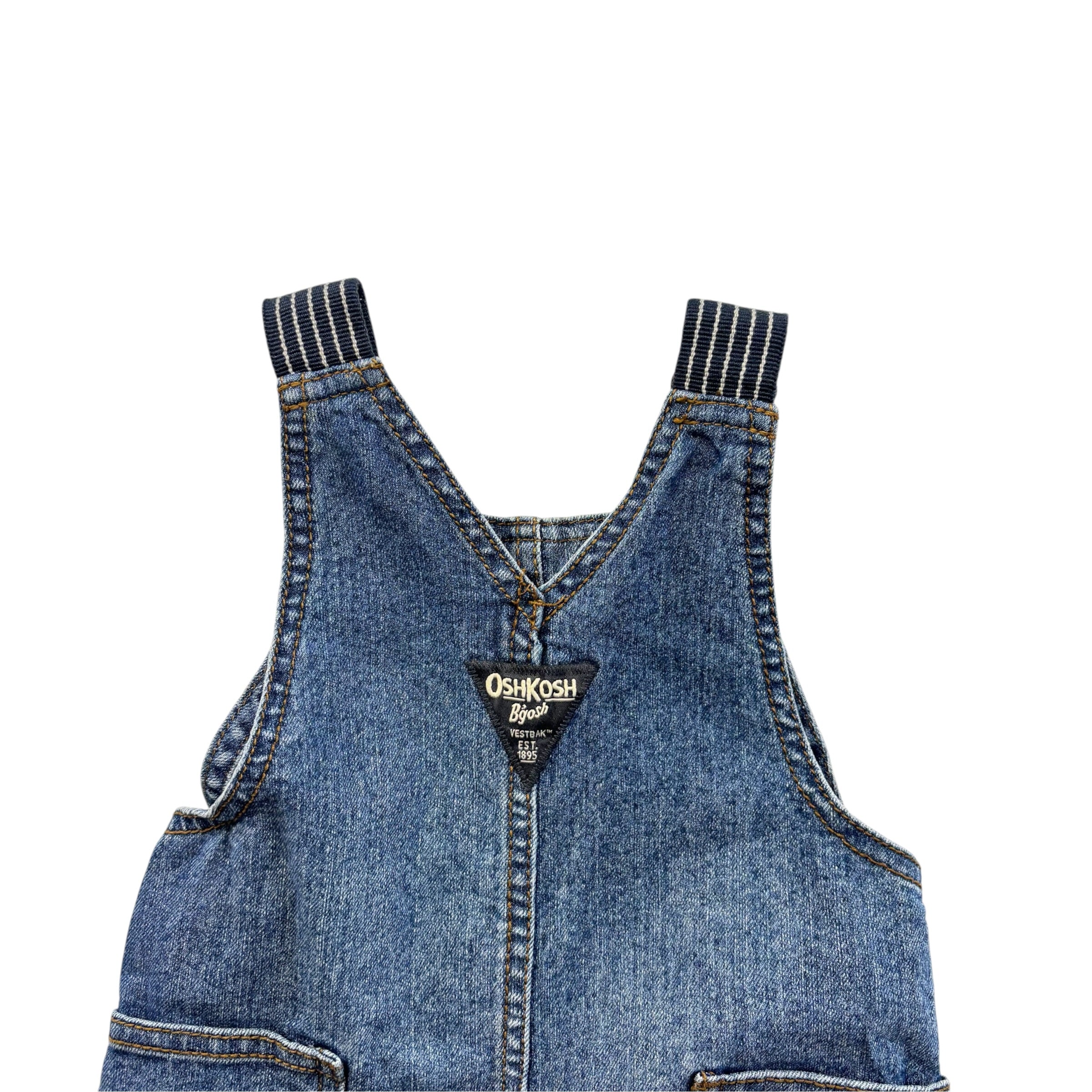 OshKosh Denim Overalls (12m)