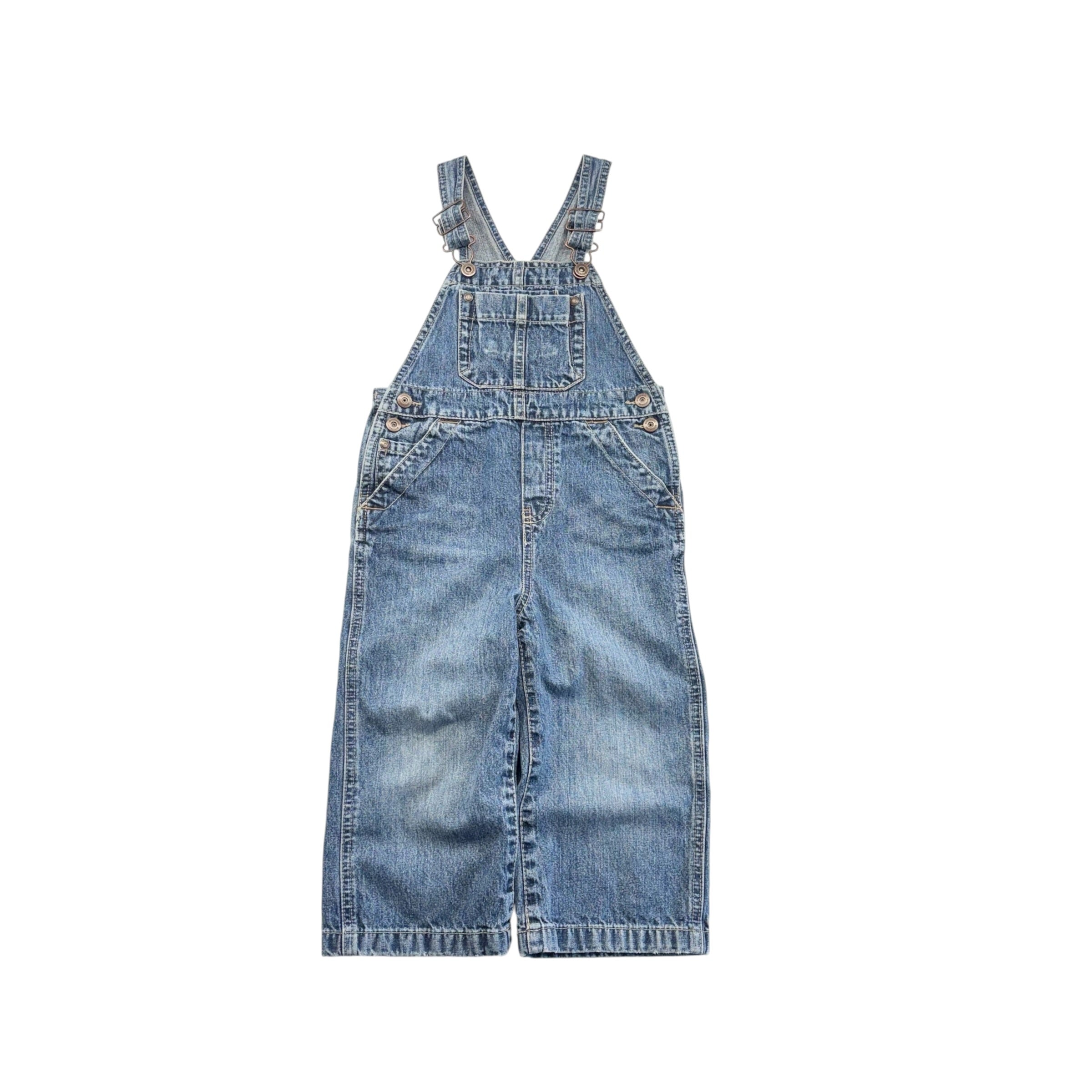 Genuine OshKosh Denim Overalls (3T)