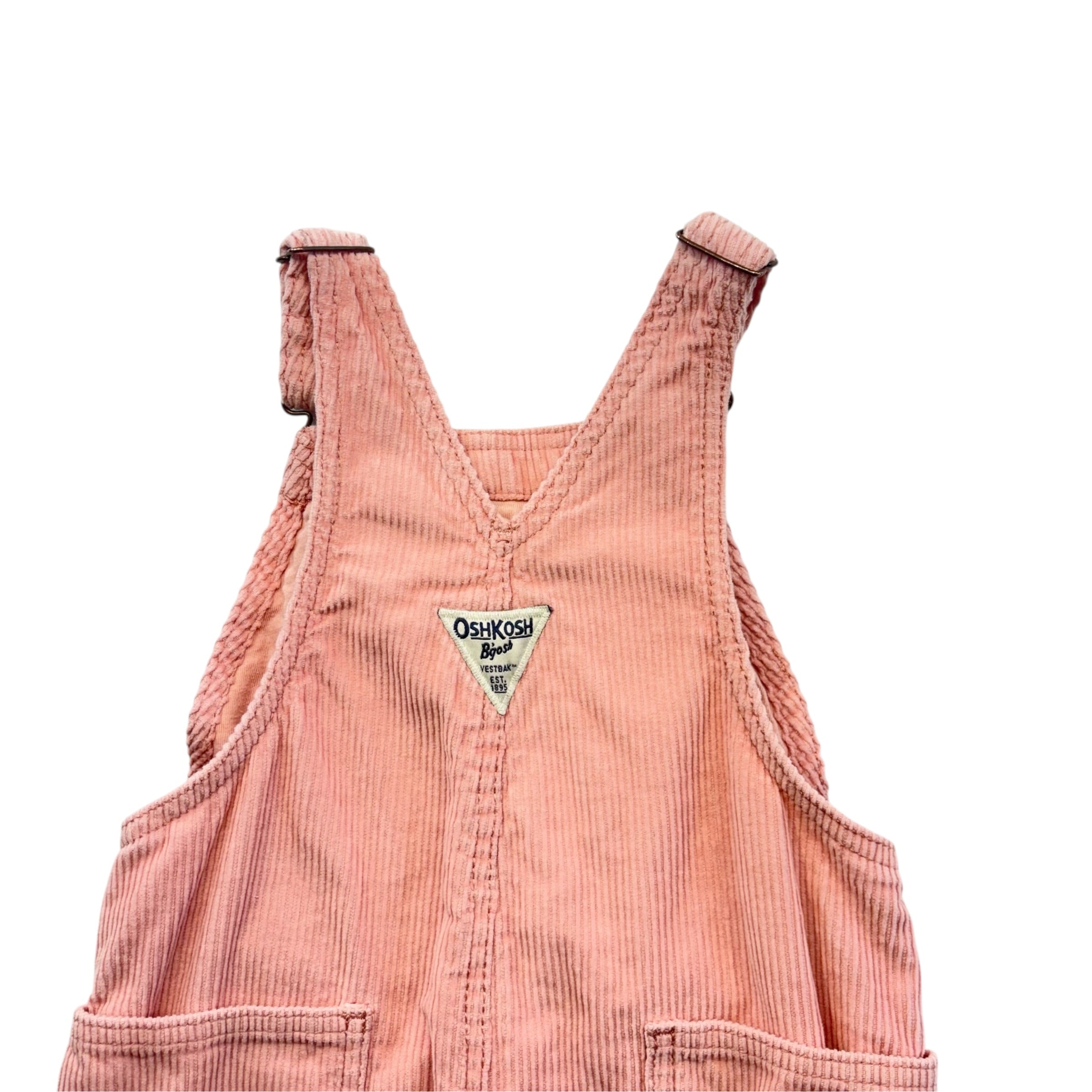 OshKosh Pink Cord Overalls (5T)