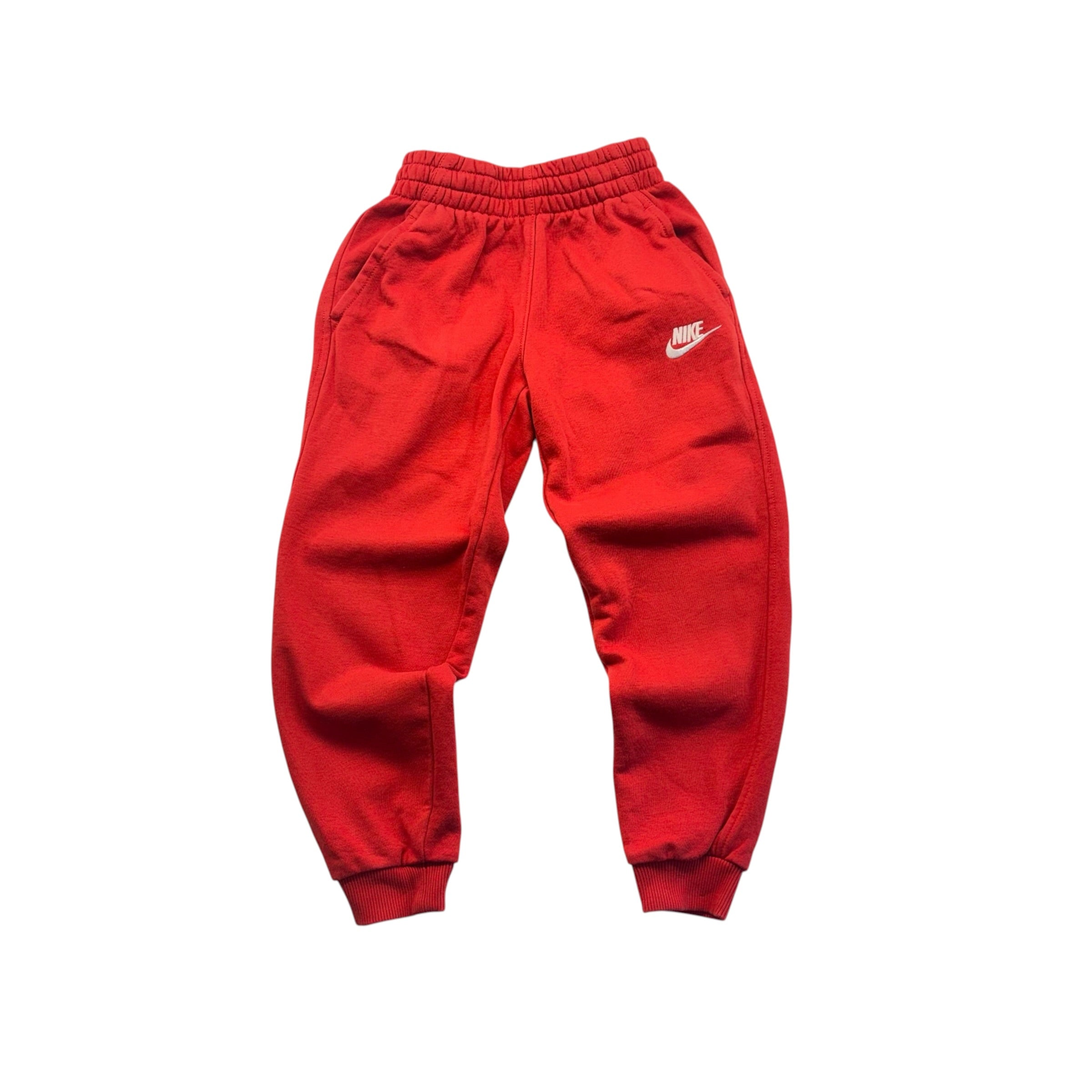 Red Nike Track Pants (7-8)