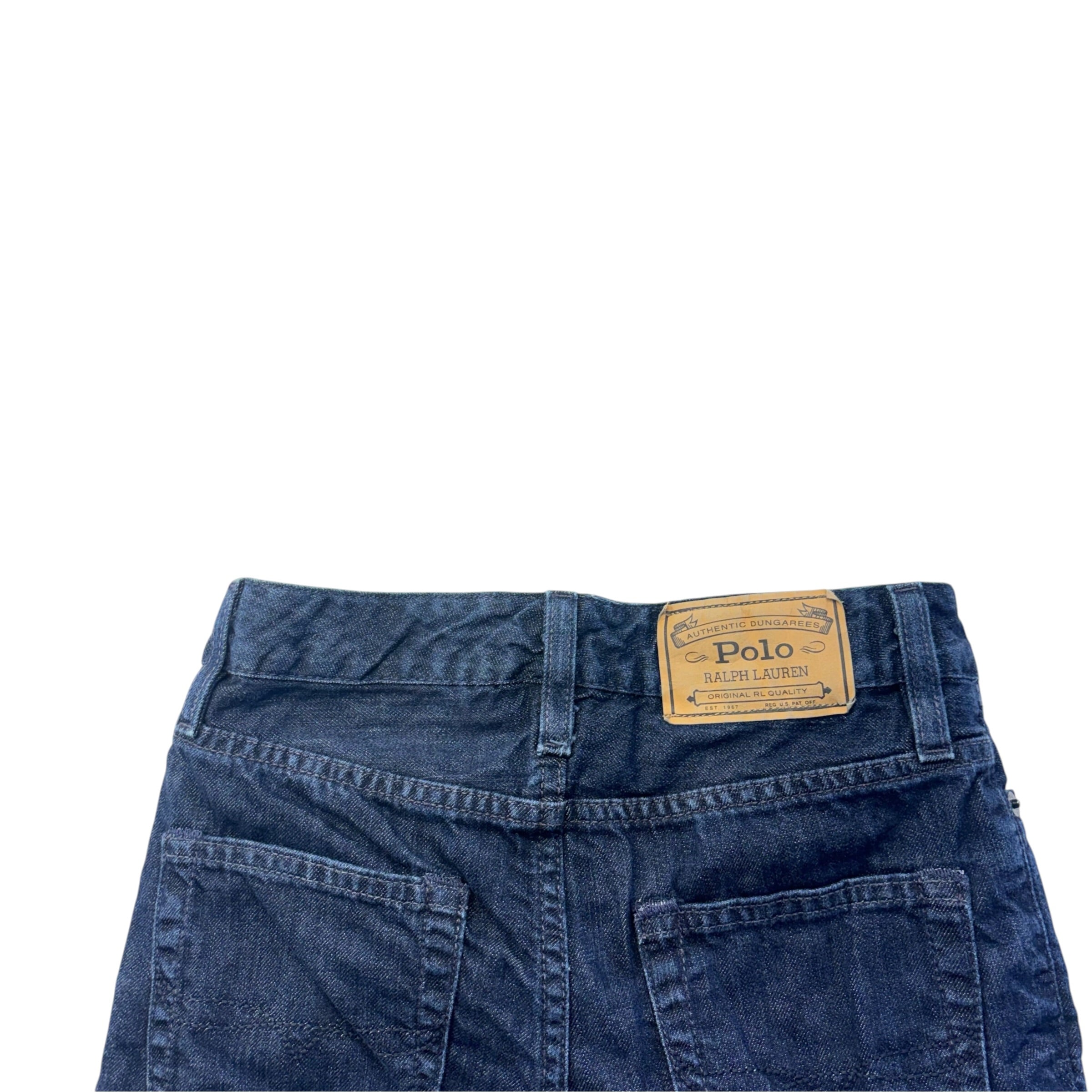 Vintage Ralph Lauren Dark Wash Shorts (8)