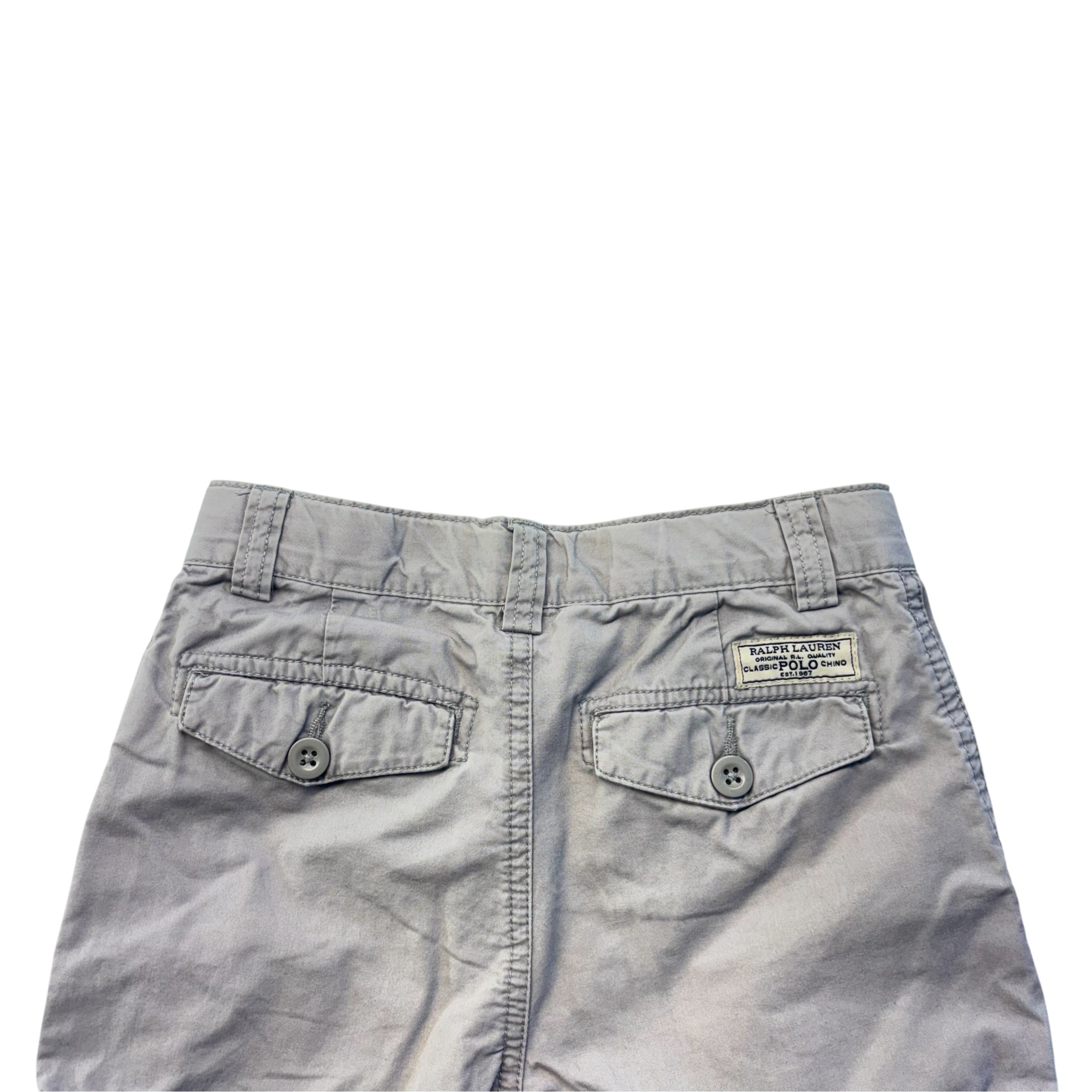 Grey Ralph Lauren Cargo Shorts (7)