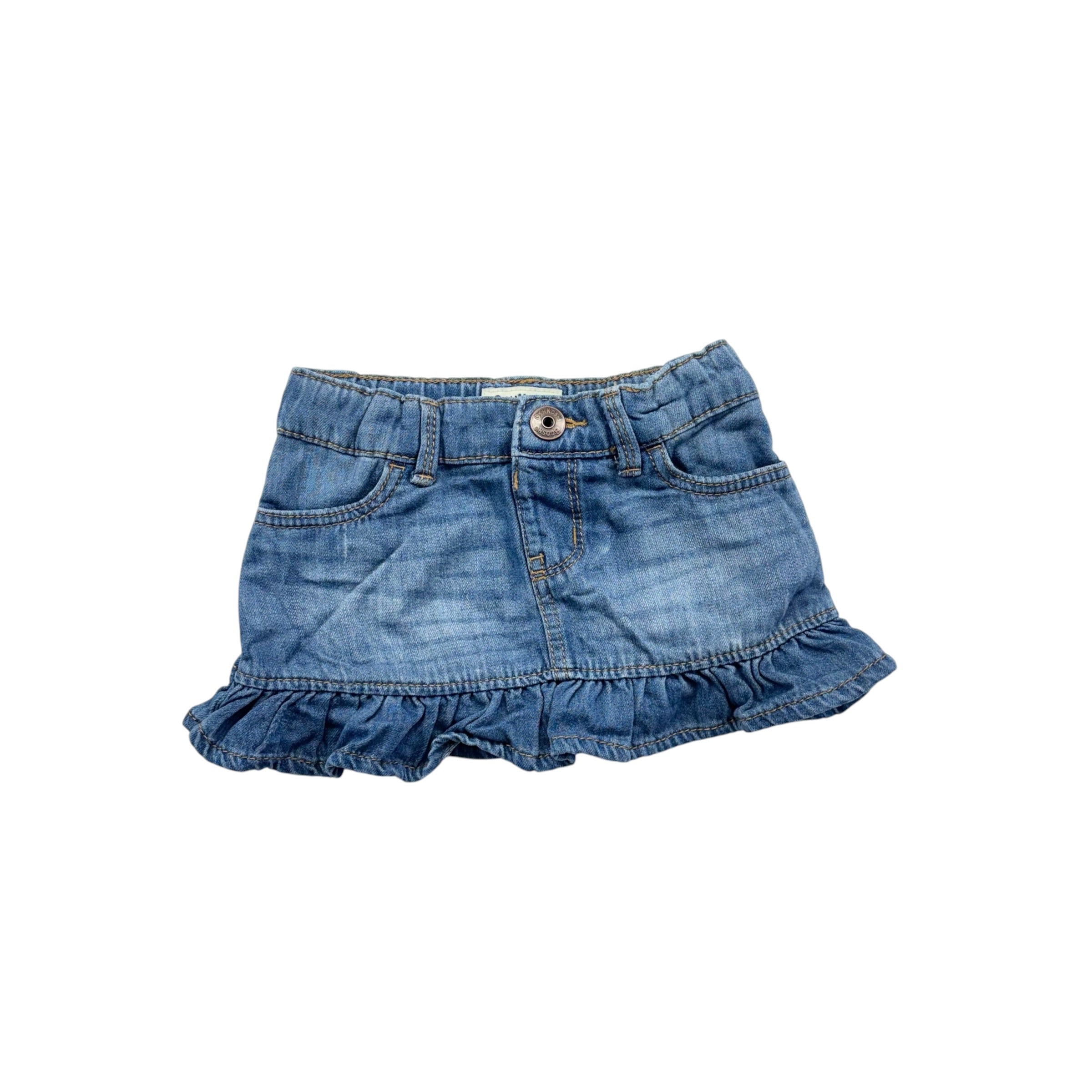 OshKosh Denim Look Skirt (12m)