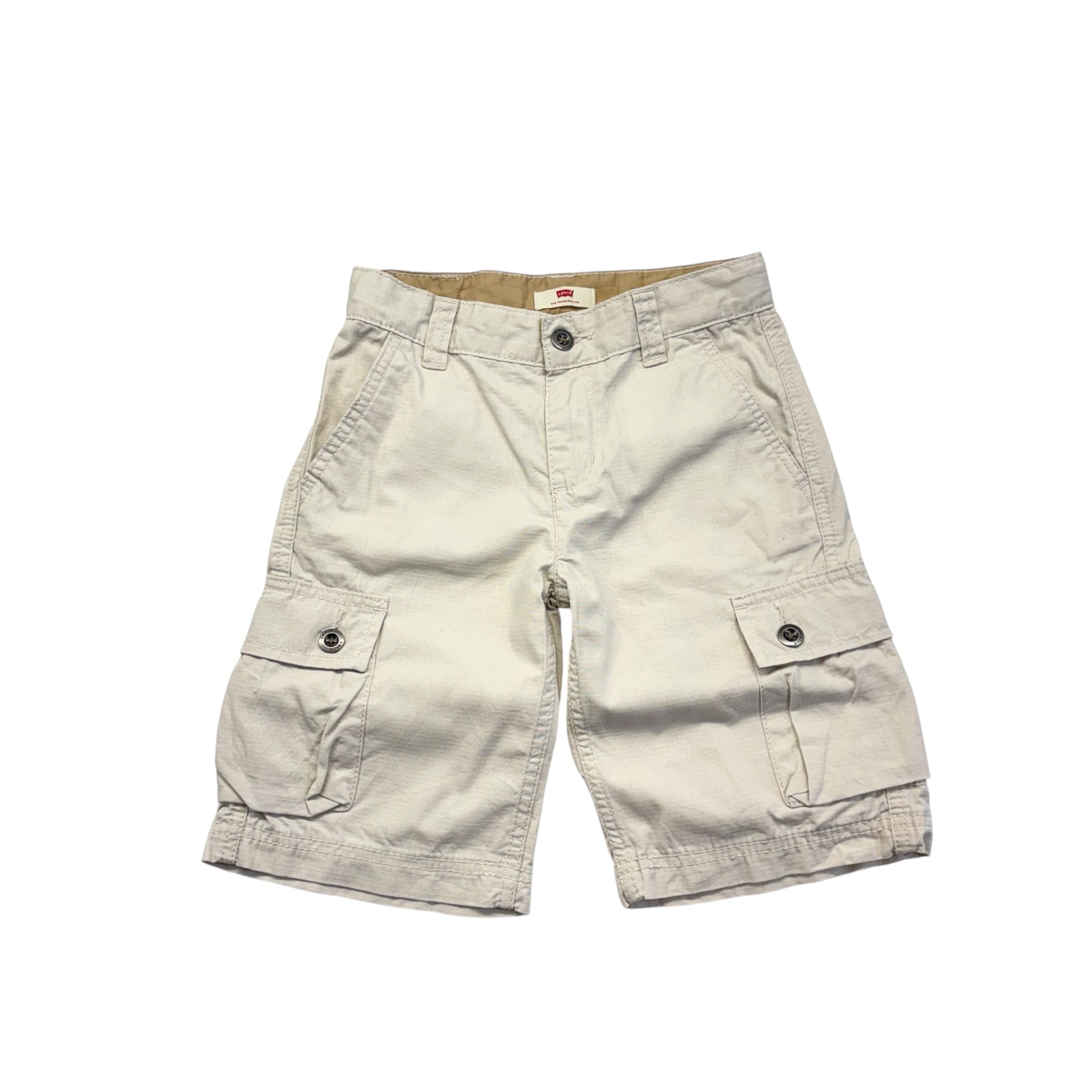 Levis Cream Cargo Shorts (6-7)