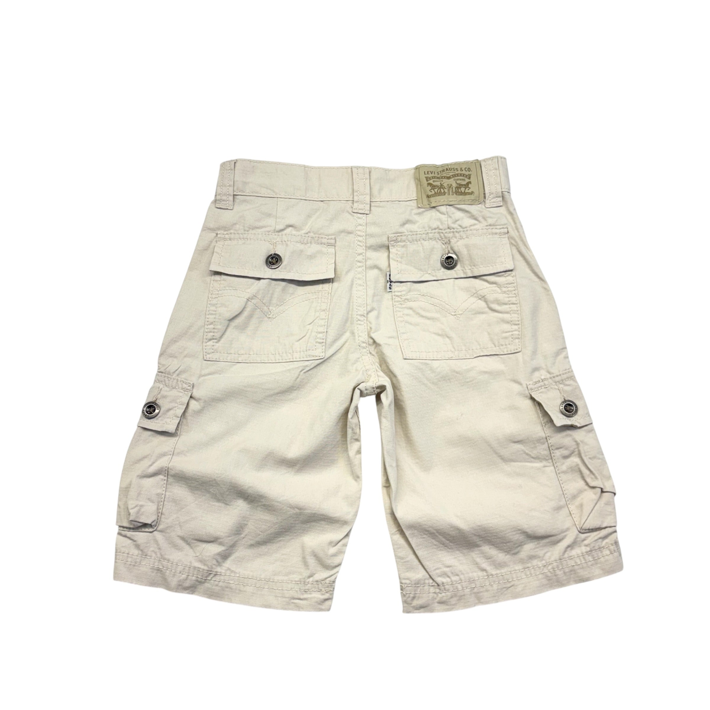 Levis Cream Cargo Shorts (6-7)