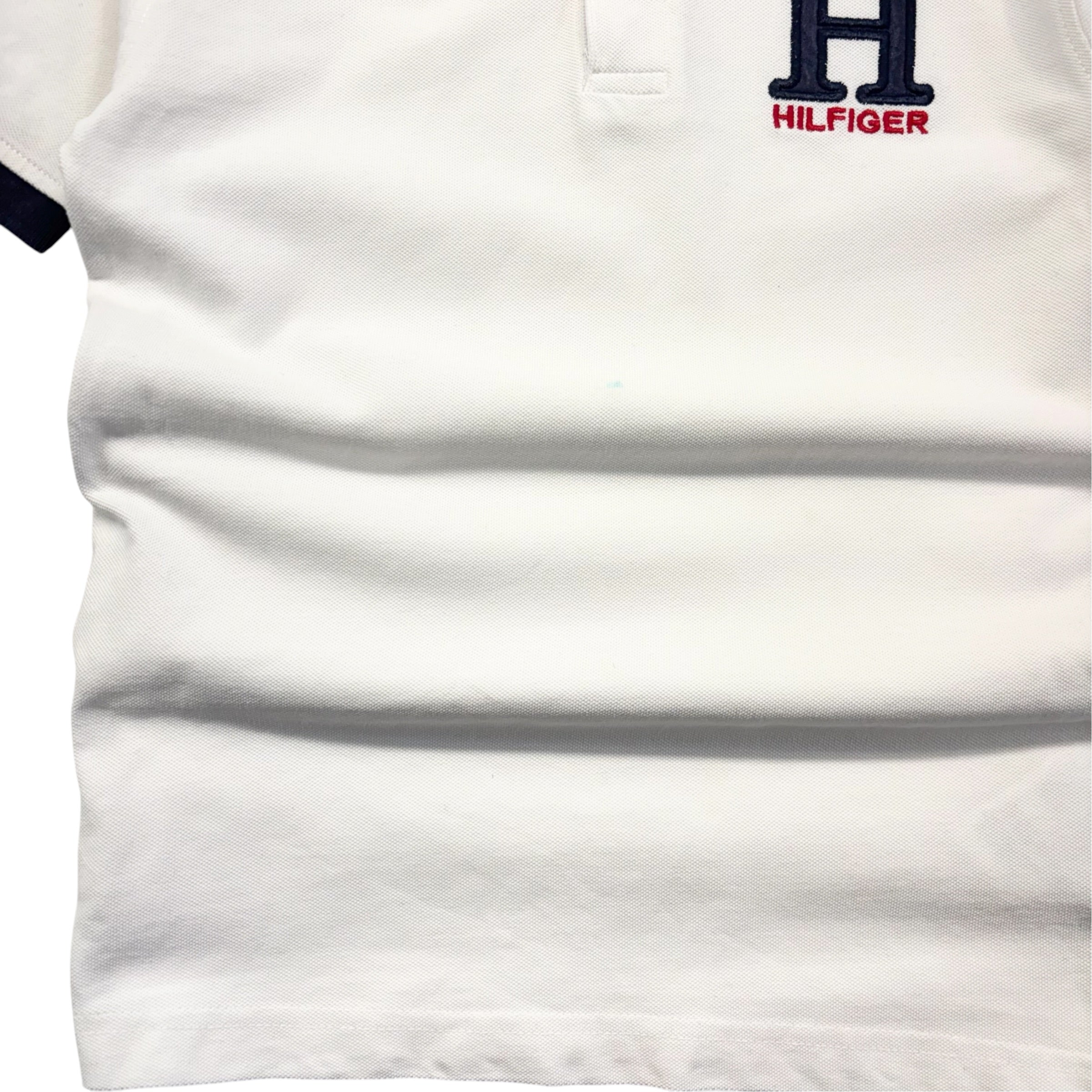 Tommy Hilfiger White Polo (8-10)