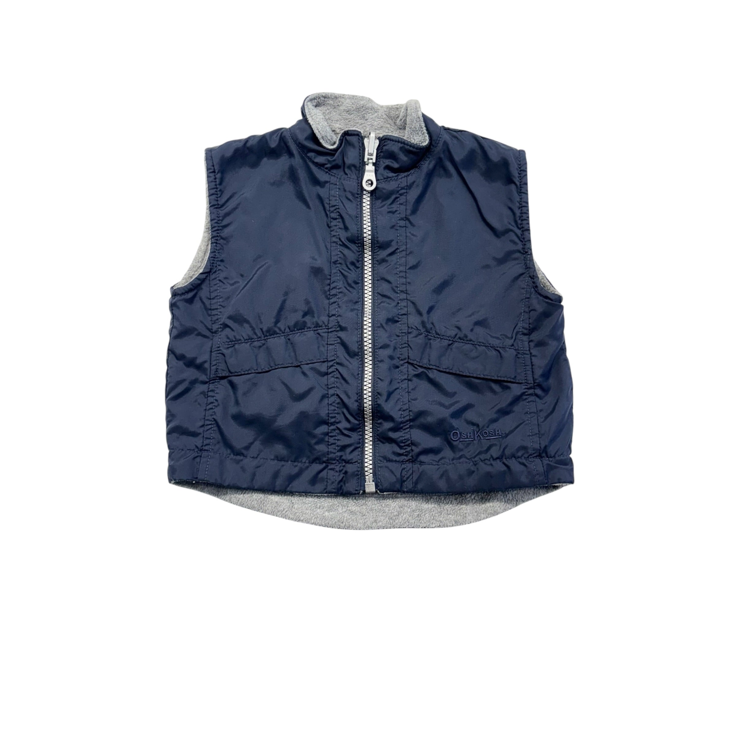 Vintage OshKosh Reversible Vest (18m)