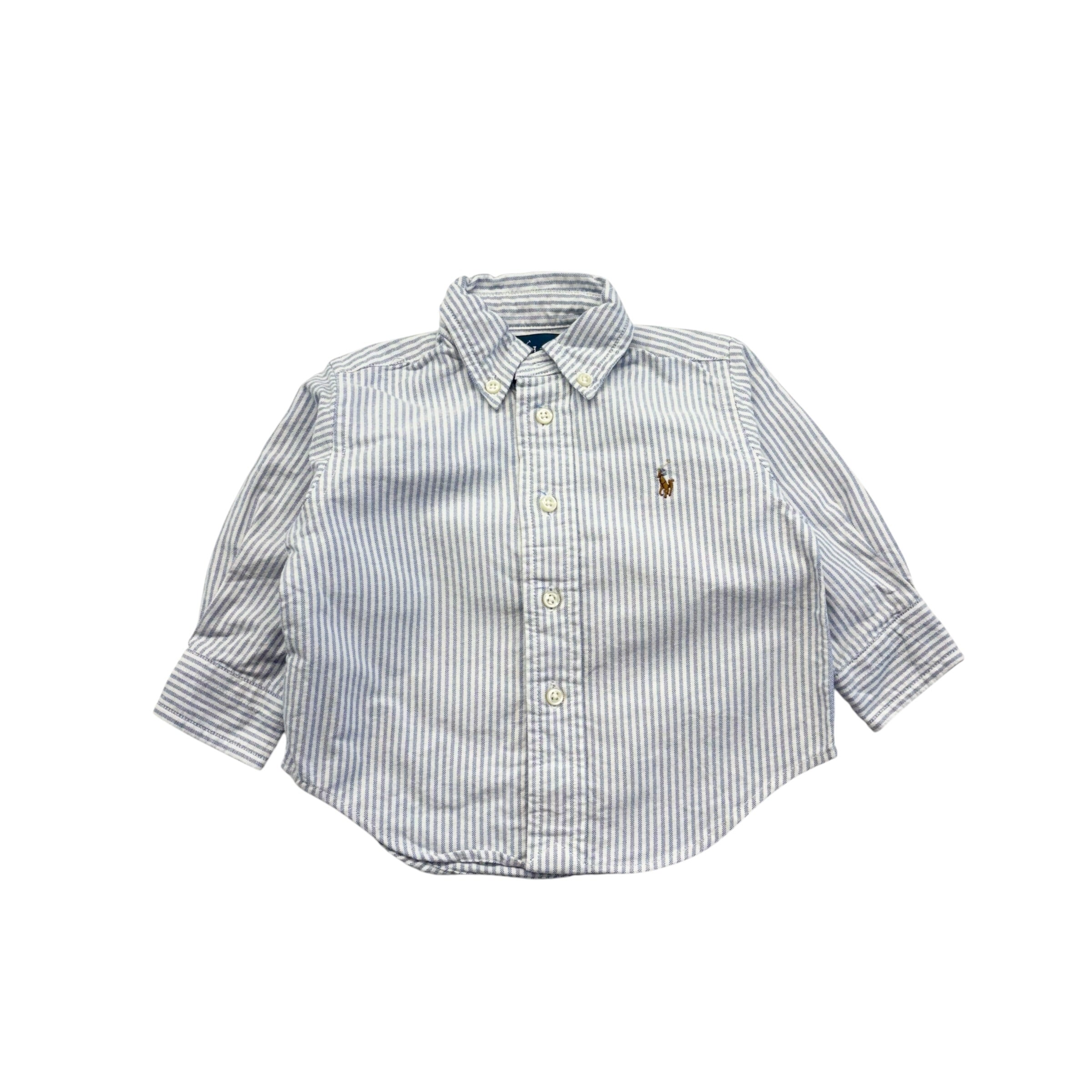 Ralph Lauren Pinstripe Shirt (9m)