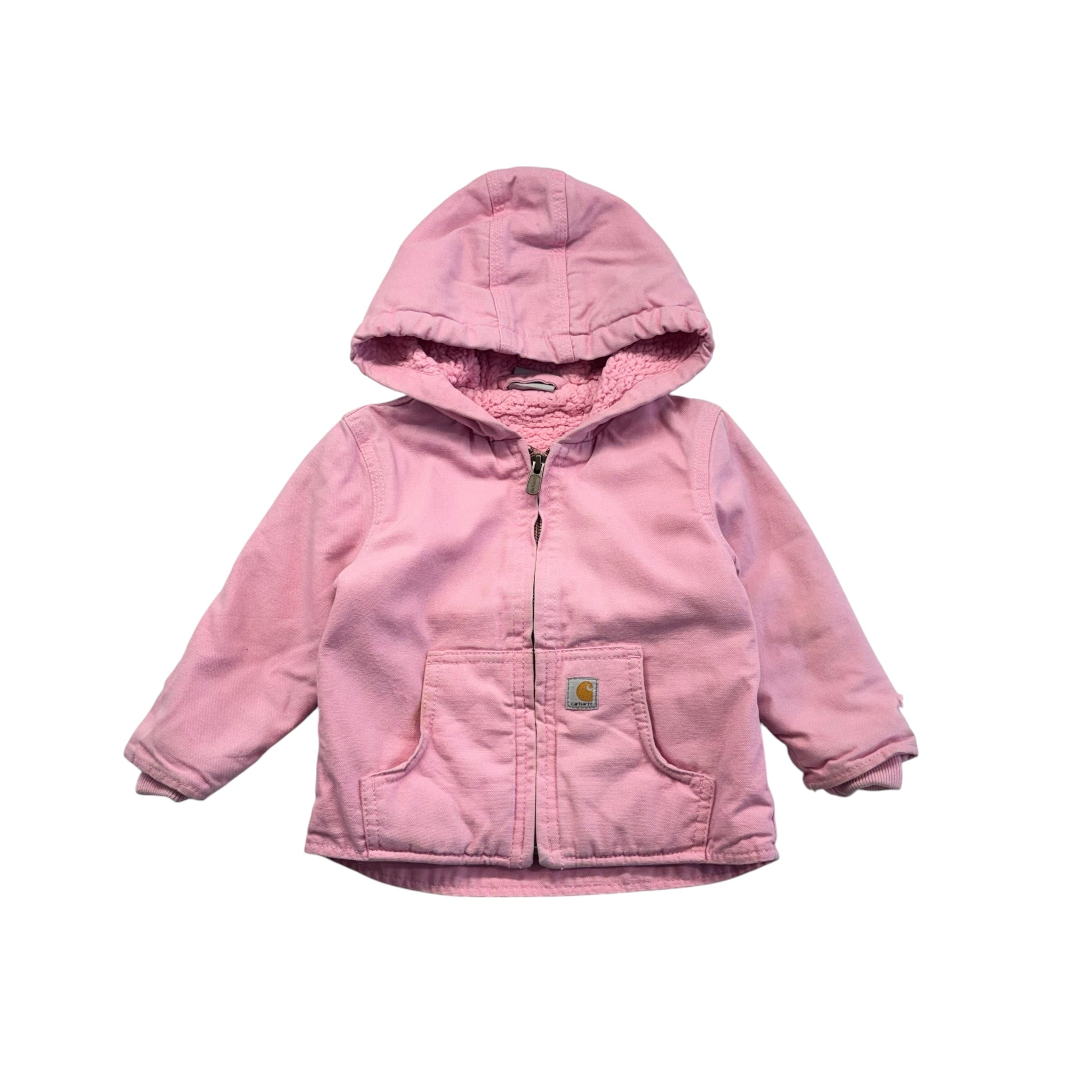 Pink Carhartt Sherpa Lined Jacket (12m)