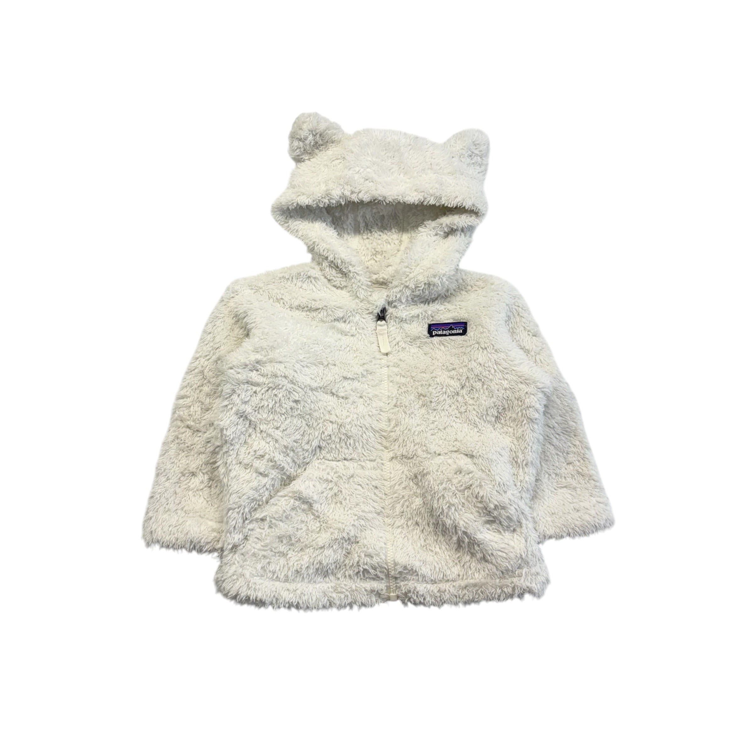 Patagonia White Sherpa Bear Fleece (6-12m)