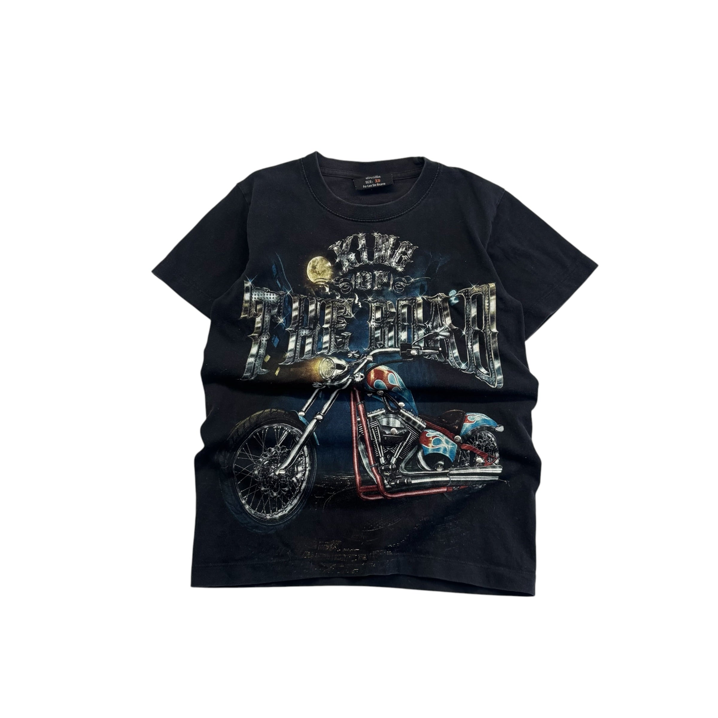 Vintage Motorbike Graphic T-Shirt (7-8)