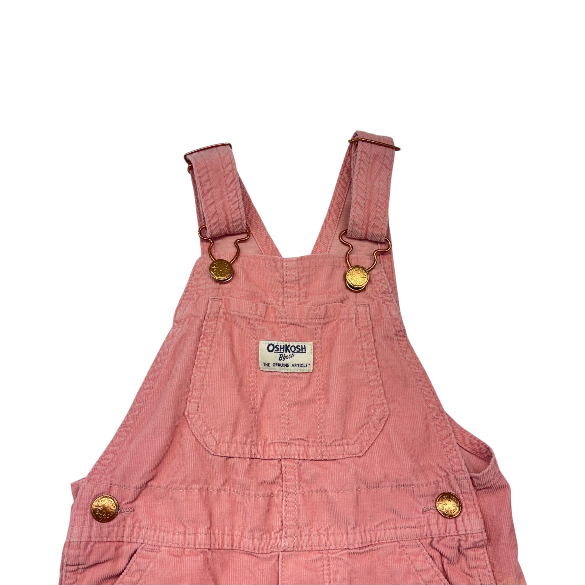 Oshkosh Pink Cord Overalls (3T)