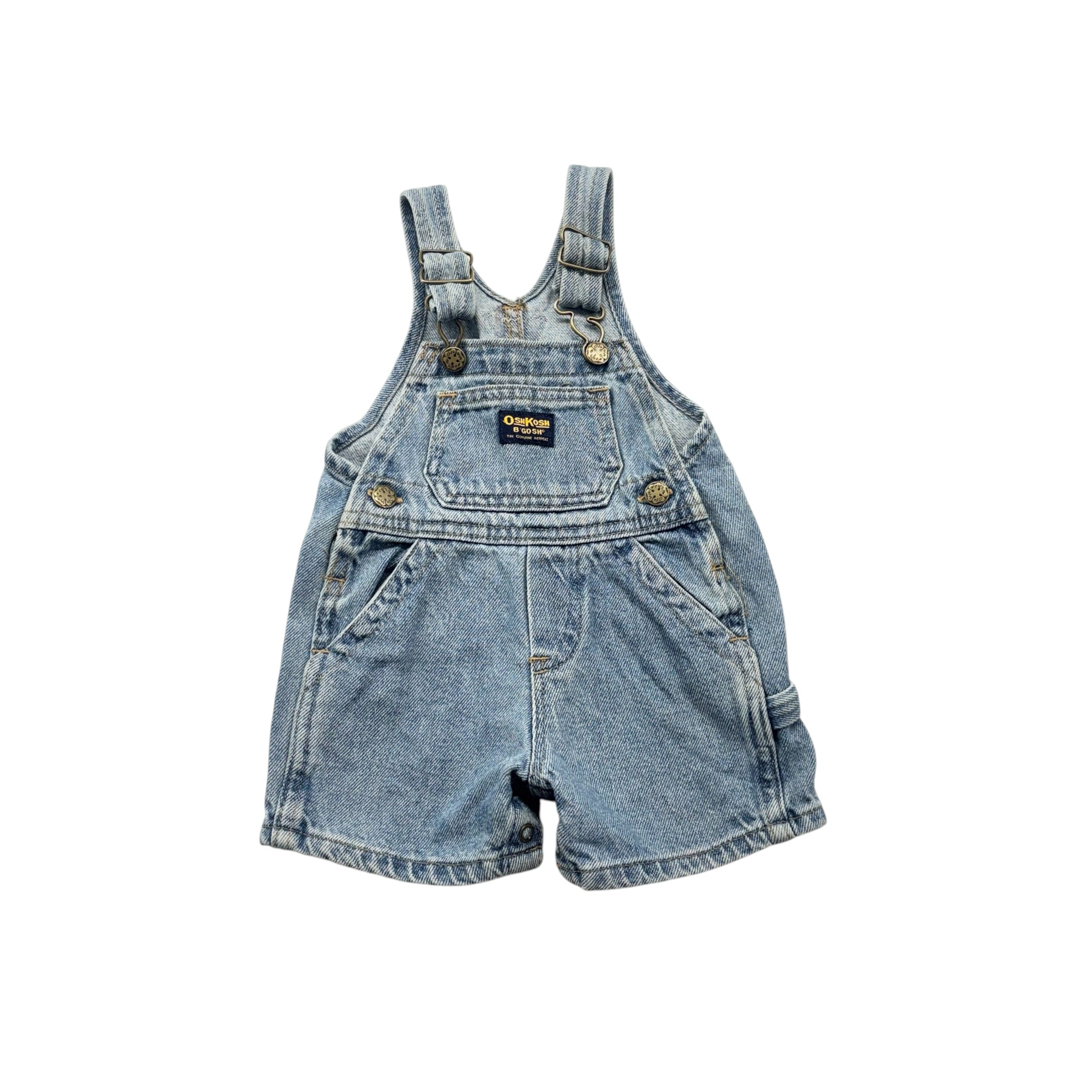 Vintage OshKosh Denim Overalls (12m)