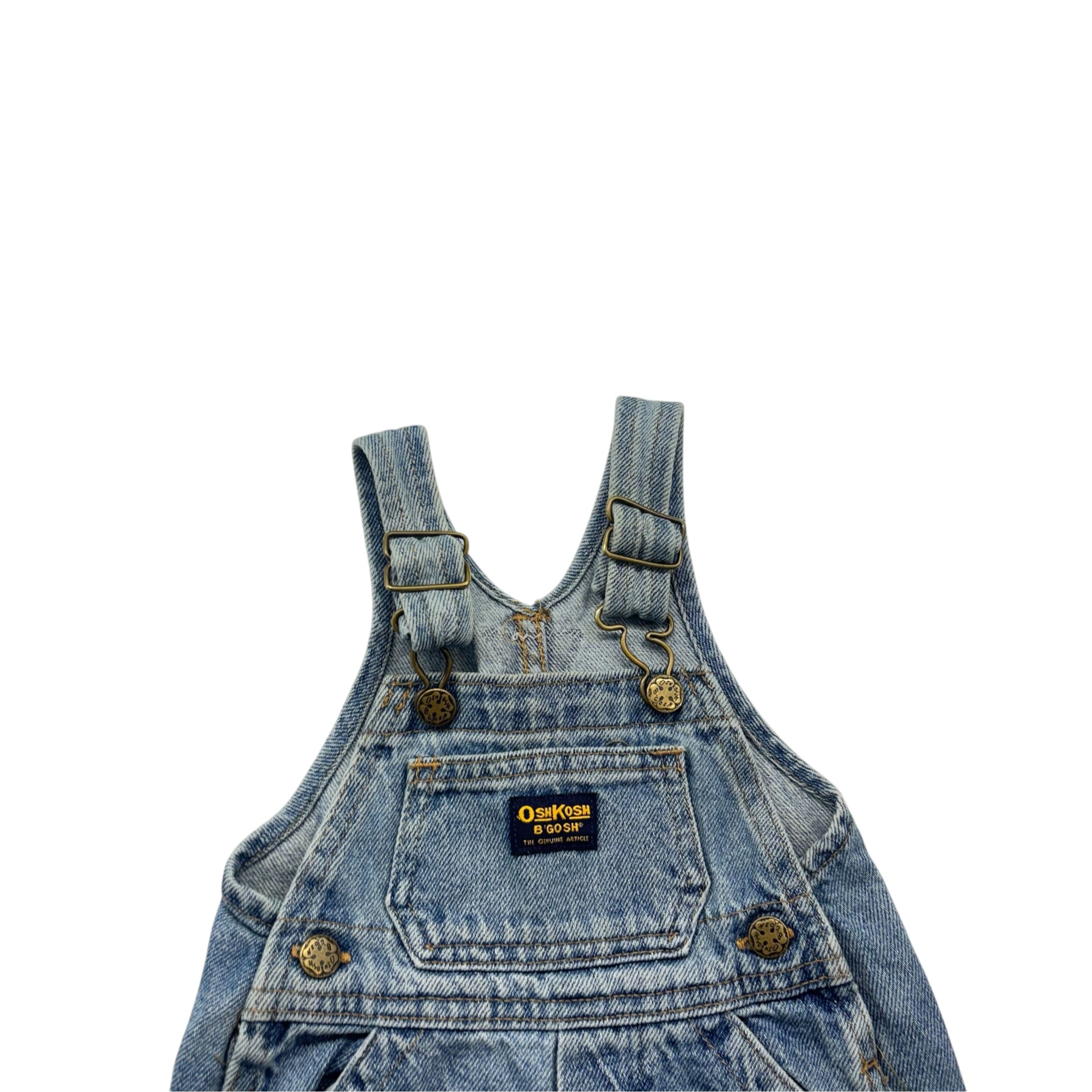 Vintage OshKosh Denim Overalls (12m)