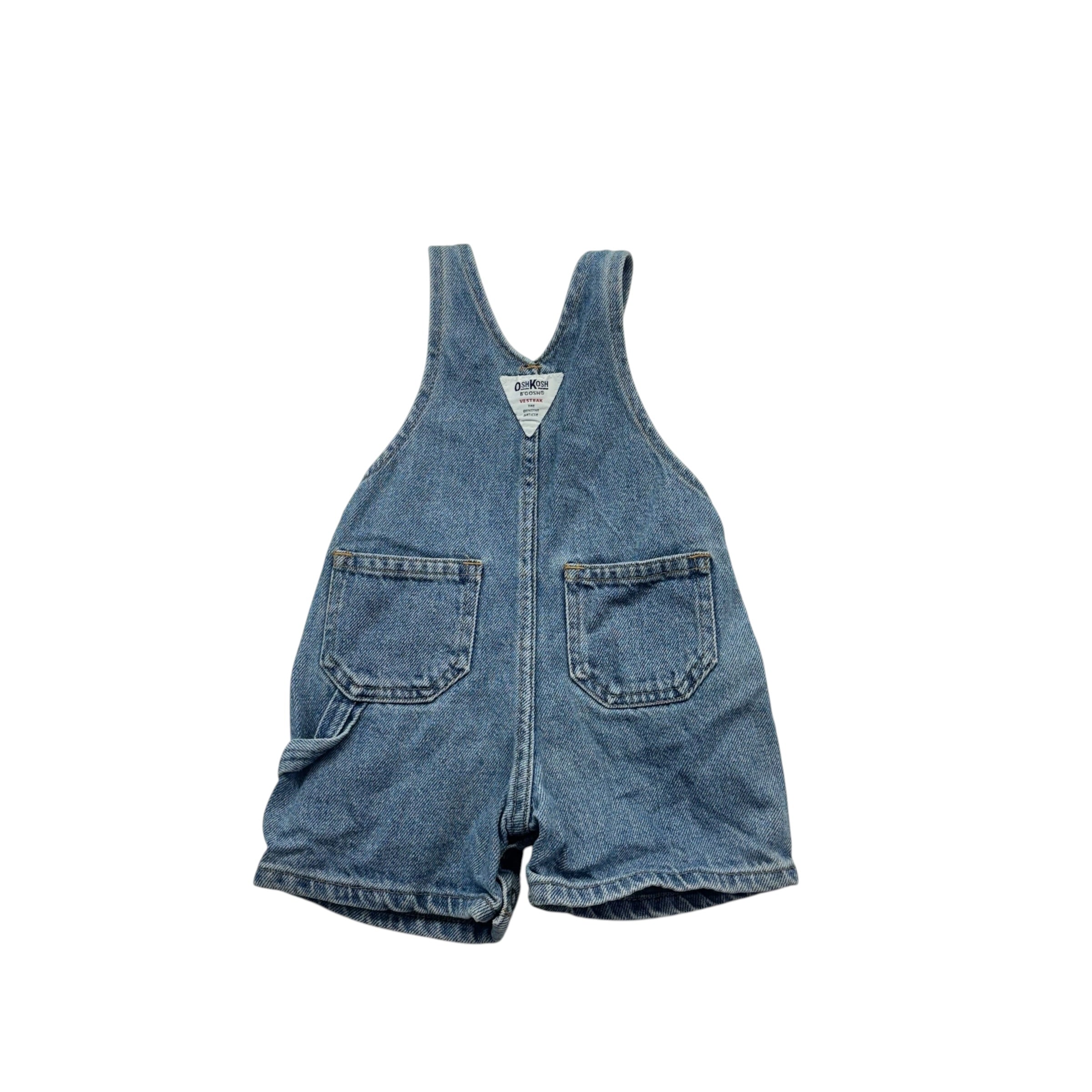 Vintage OshKosh Denim Overalls (12m)