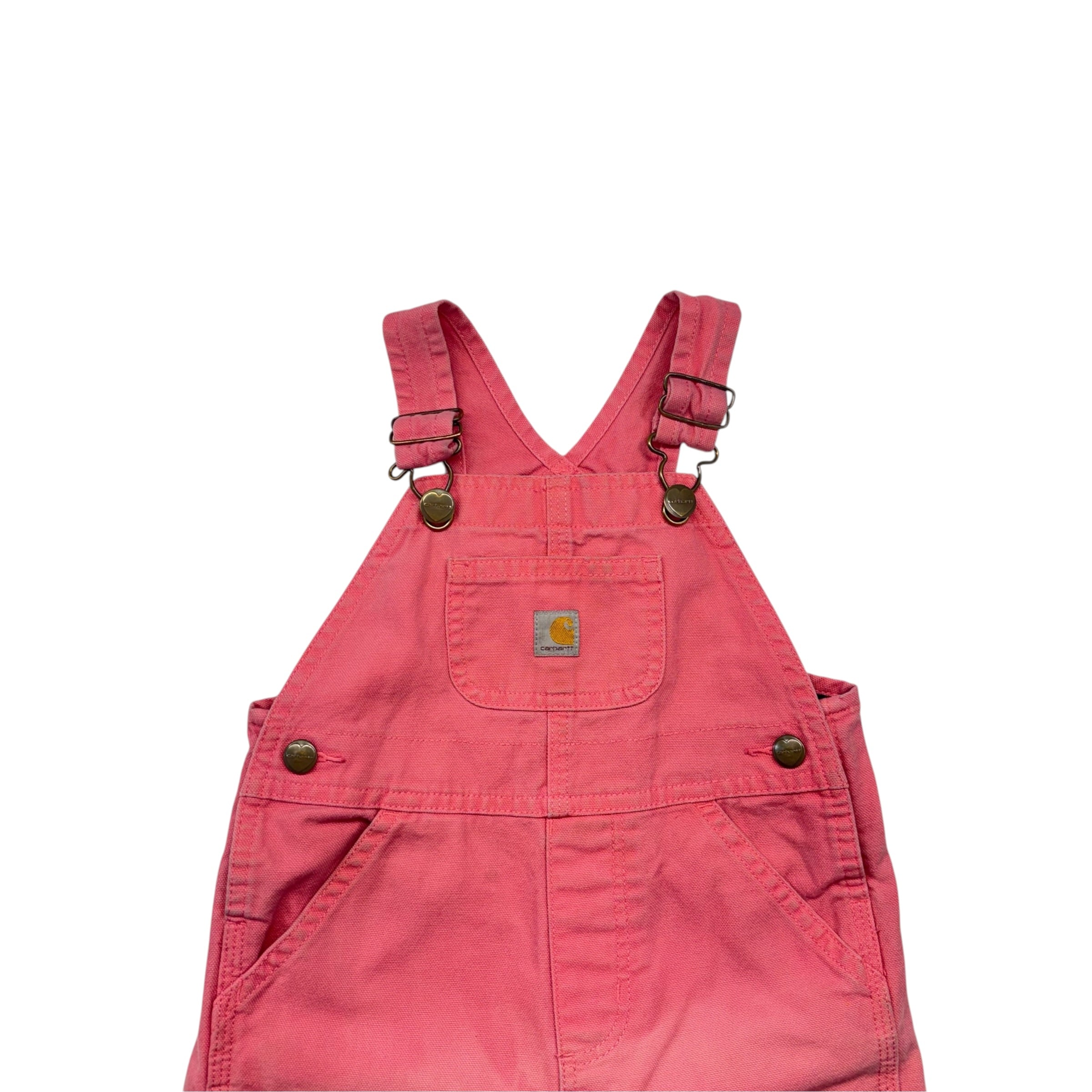 Pink Carhartt Overalls (24m)