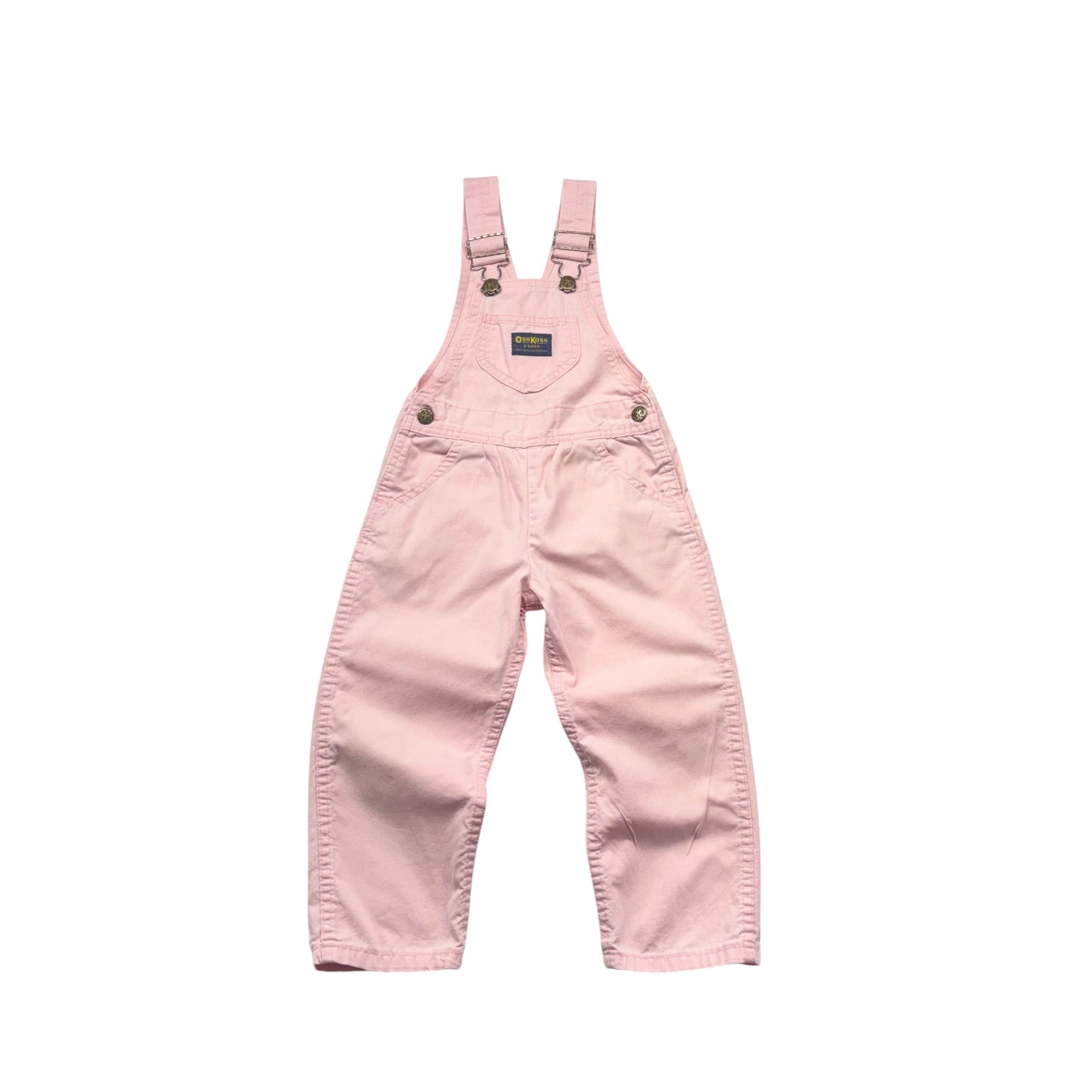 Vintage OshKosh Pink Overalls (4T)
