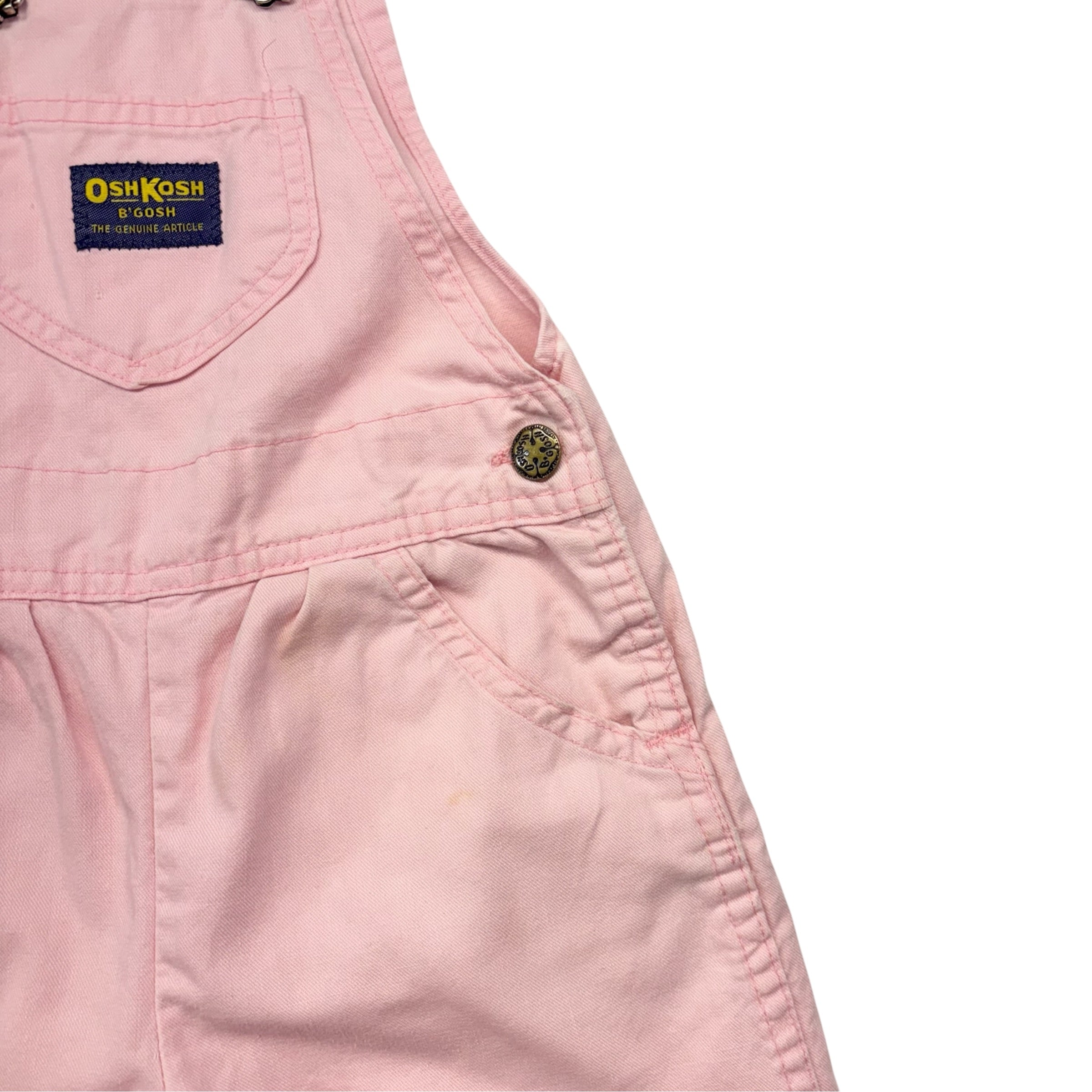 Vintage OshKosh Pink Overalls (4T)