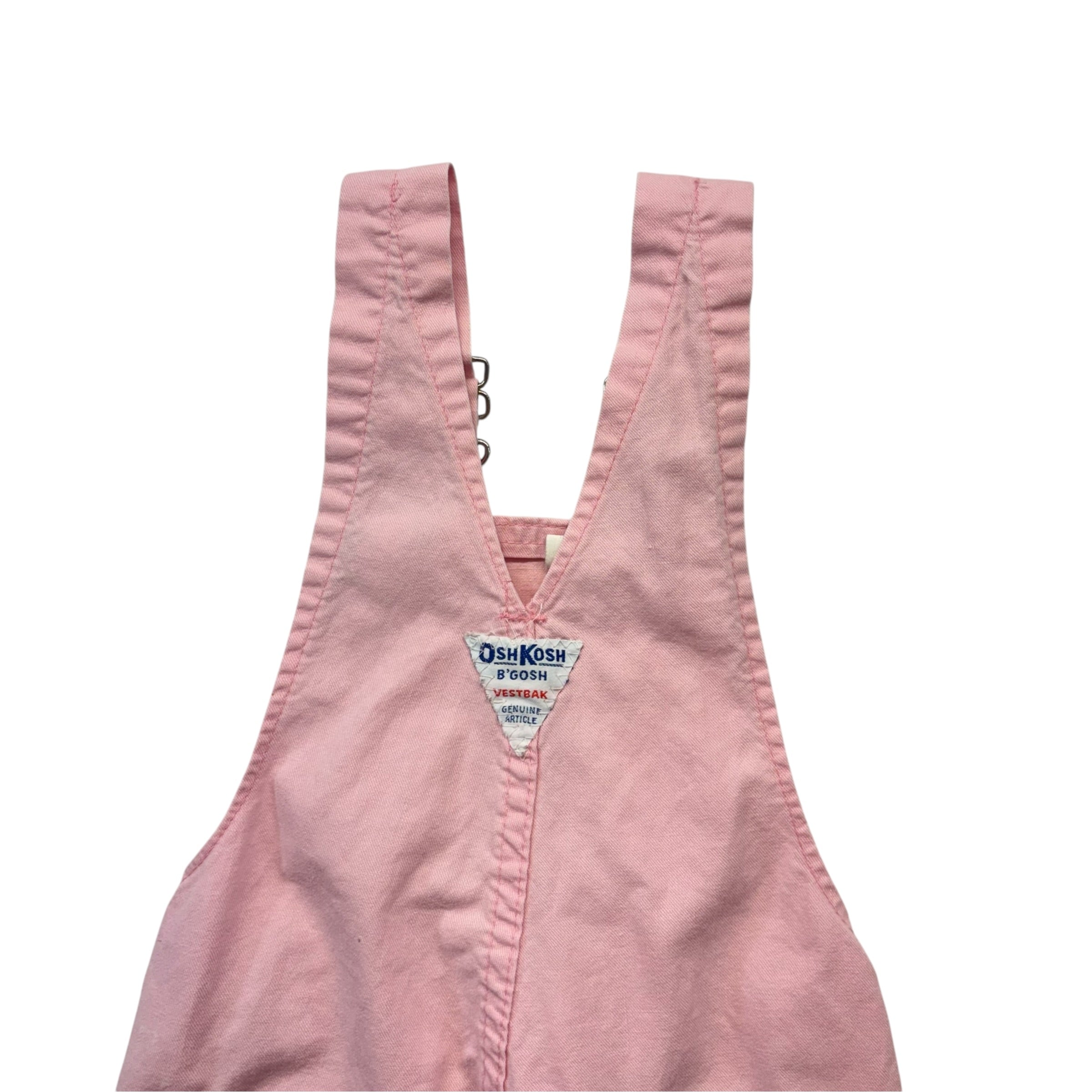 Vintage OshKosh Pink Overalls (4T)