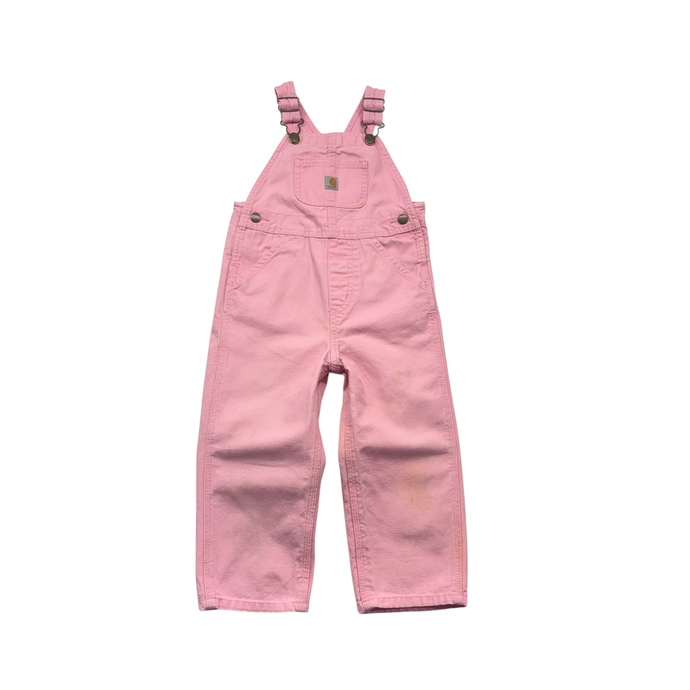 Pink Carhartt Overalls (3T)