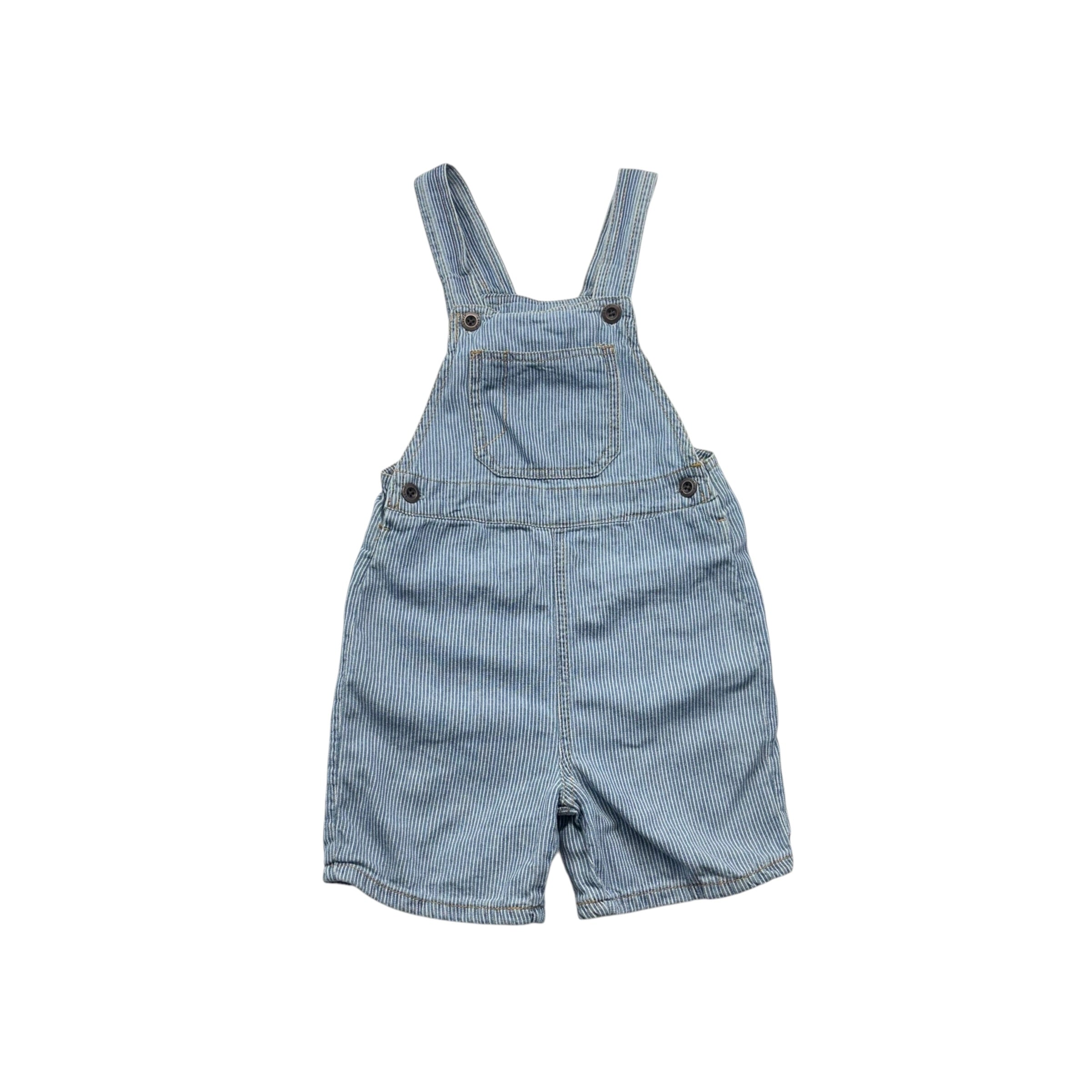 Levis Pinstripe Cotton Overalls (3T)