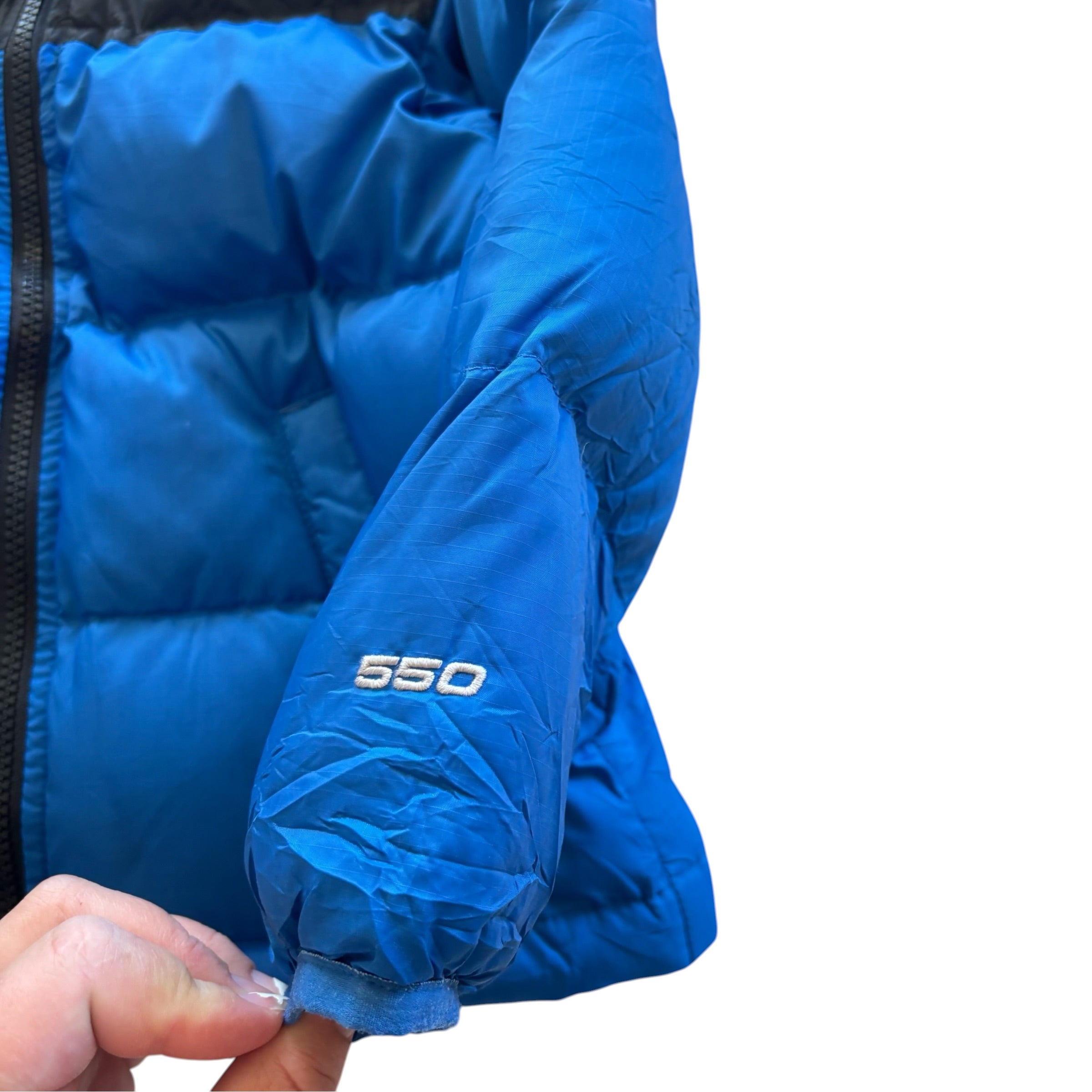 The North Face Black & Blue Puffer Jacket (4T)